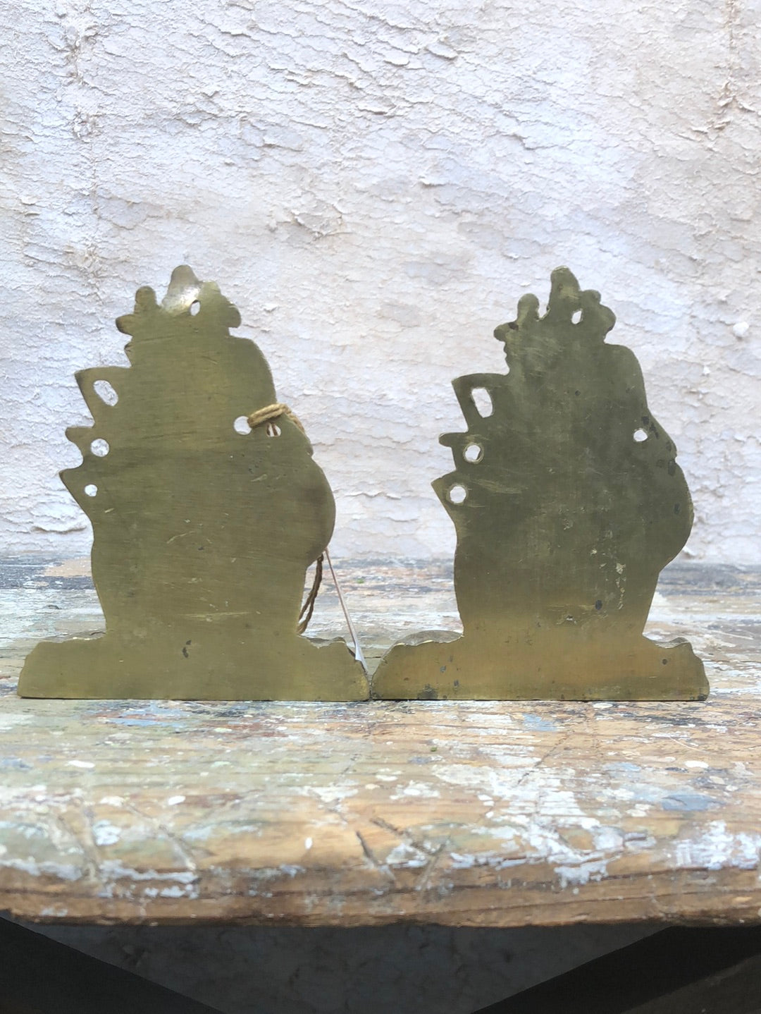 Vintage Cast Iron Sailboat Bookends Set of 2