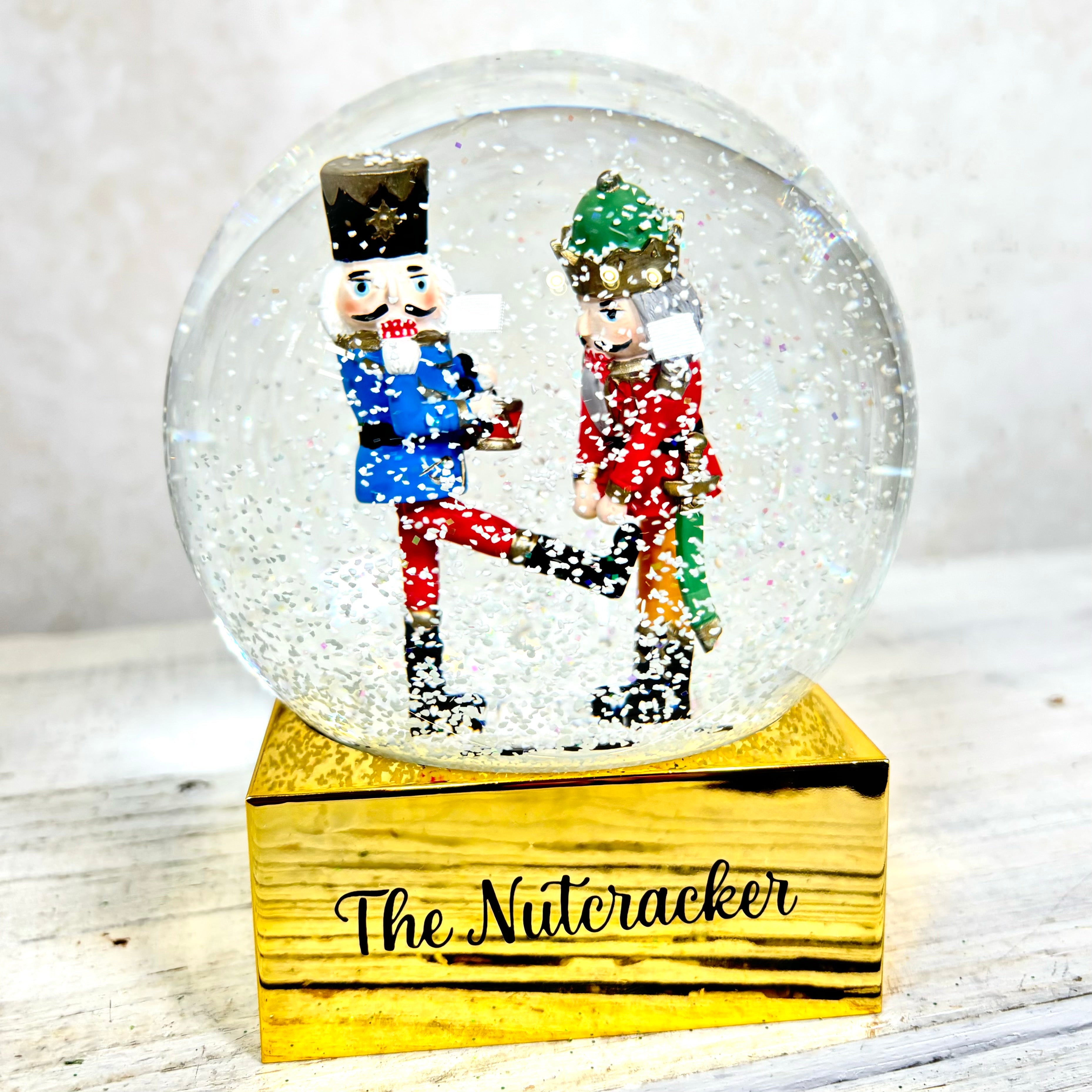 The Nutcracker Glass Snow Globe