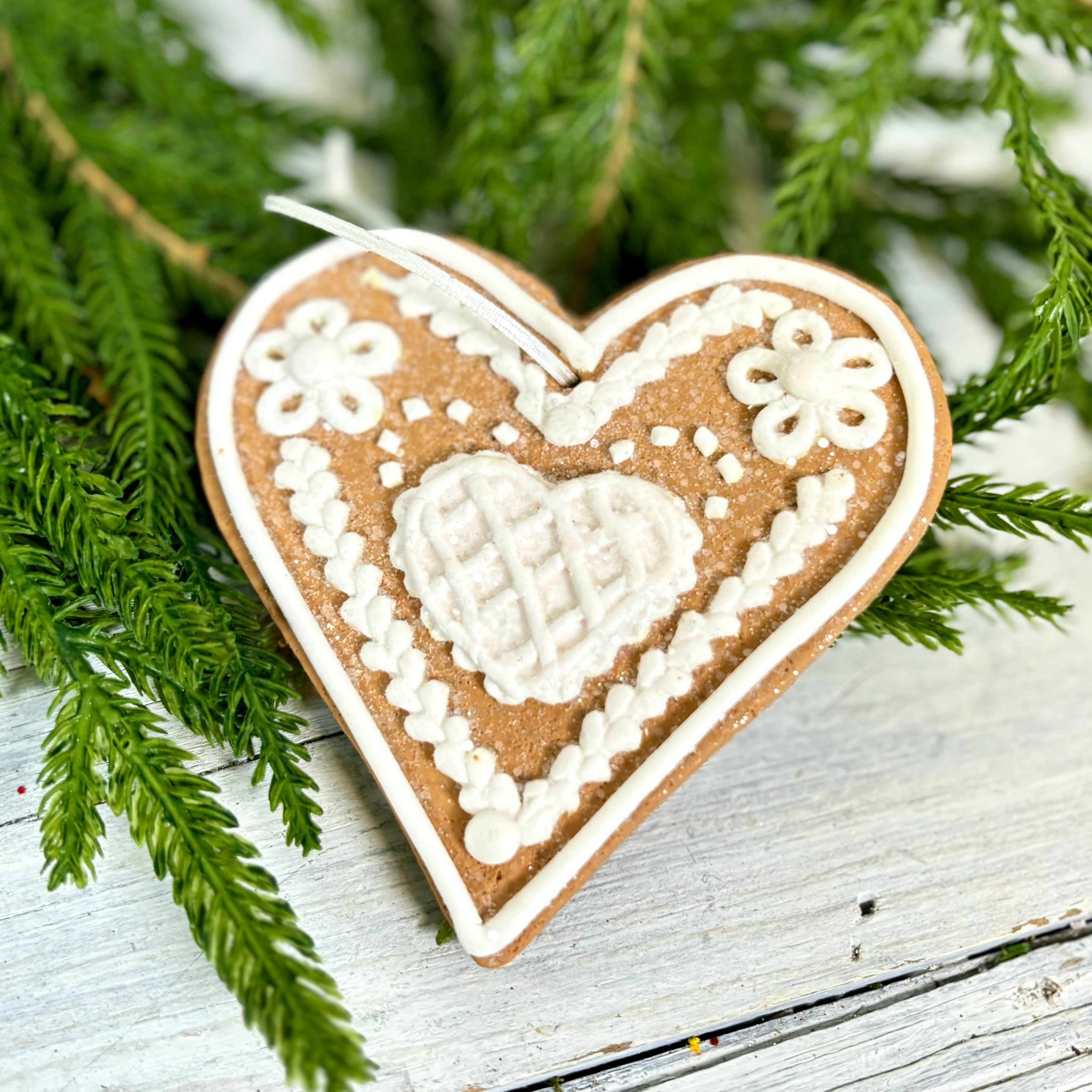 Heart Gingerbread Ornament