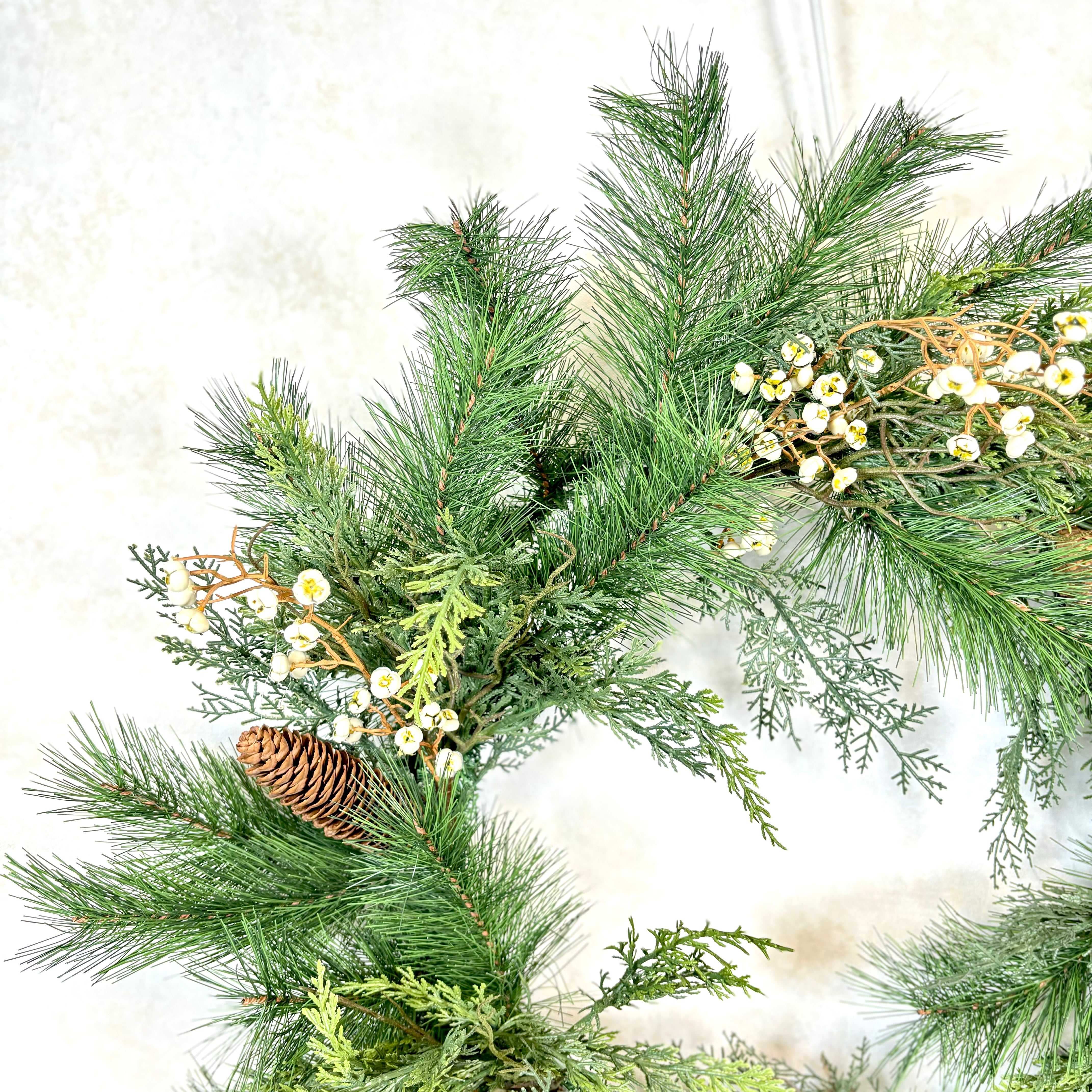 Pine with Tallow Berry Wreath