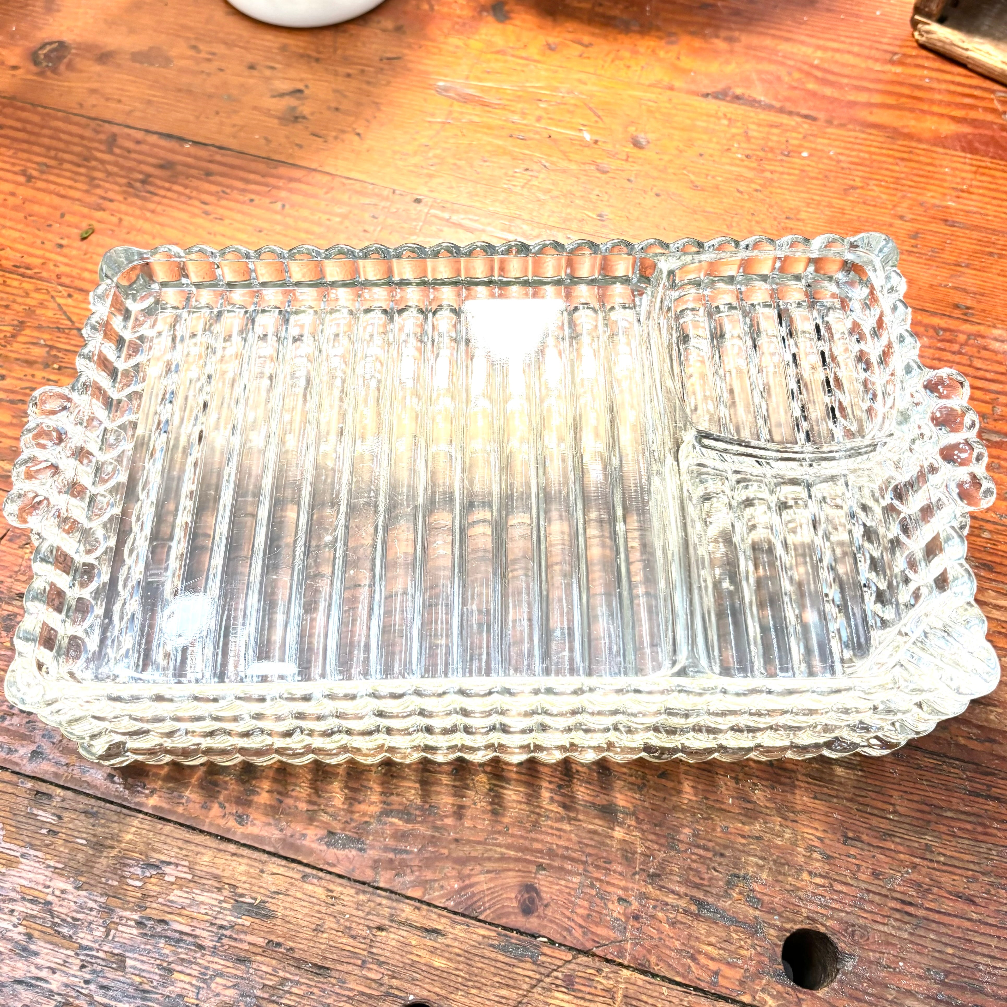 Vintage Hazel Atlas Snack Trays Set of Four