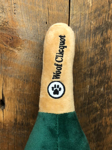 Dog Toy Woof Clicquot Rose Champagne Small