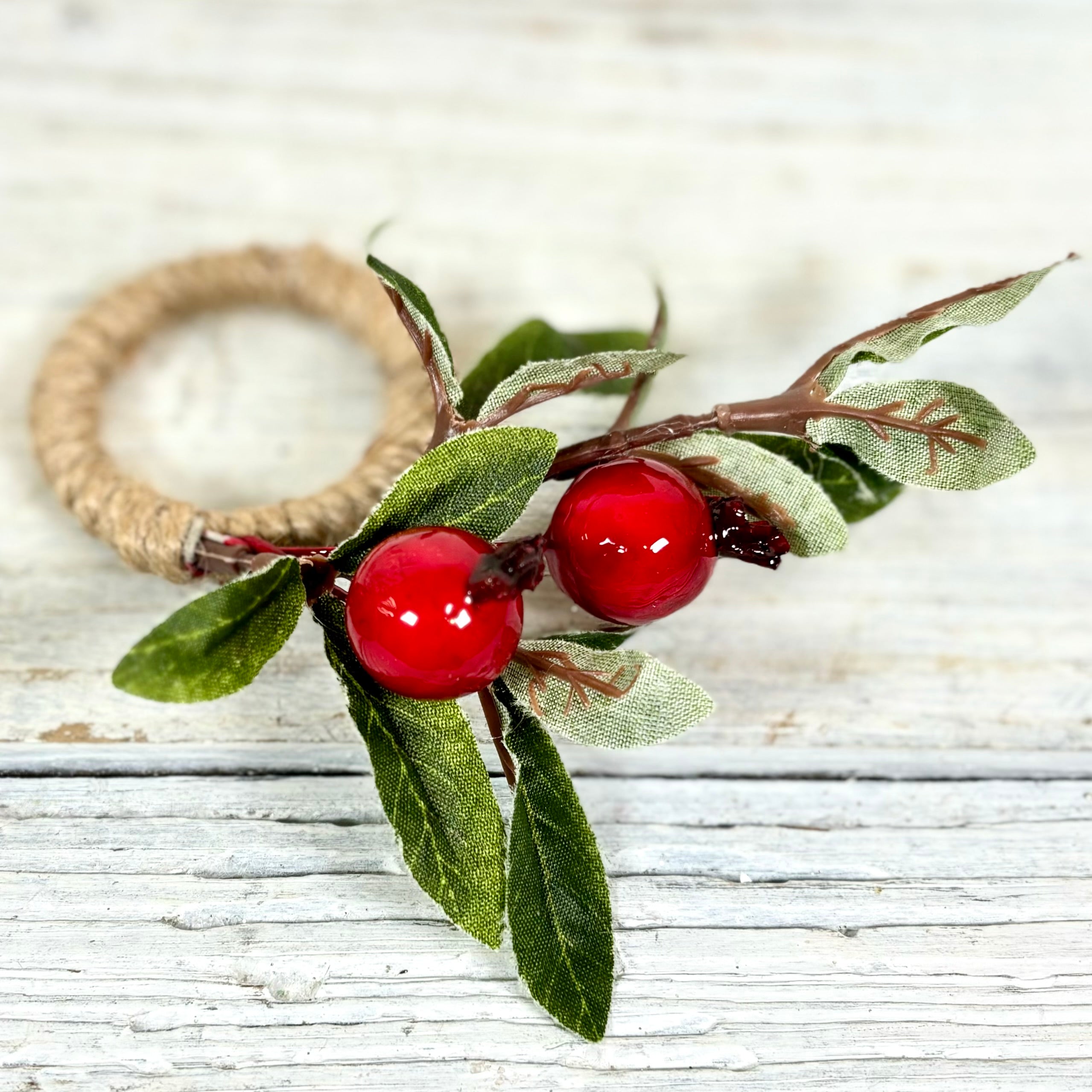 Red Berry Napkin Ring