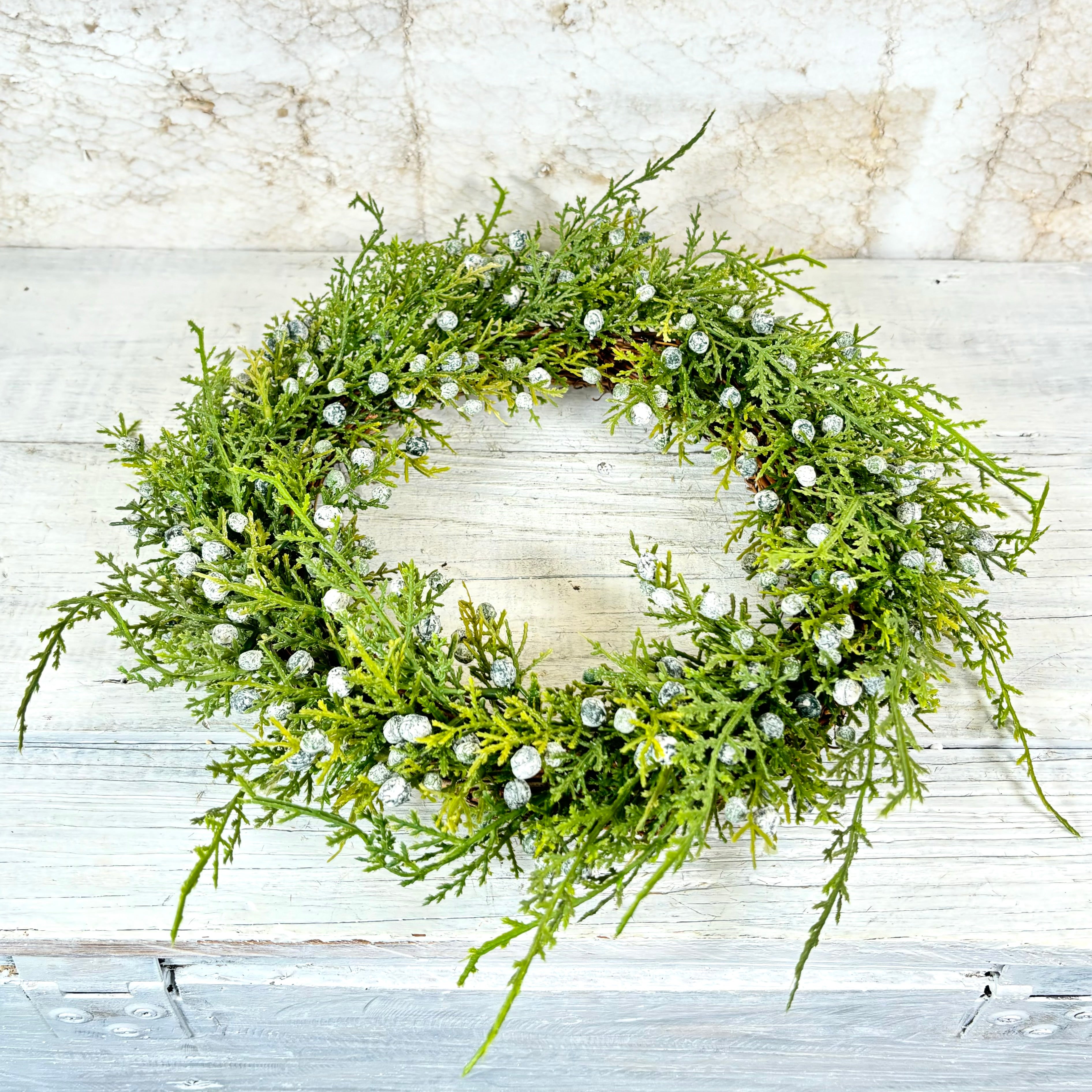 11" Seeding Juniper Wreath