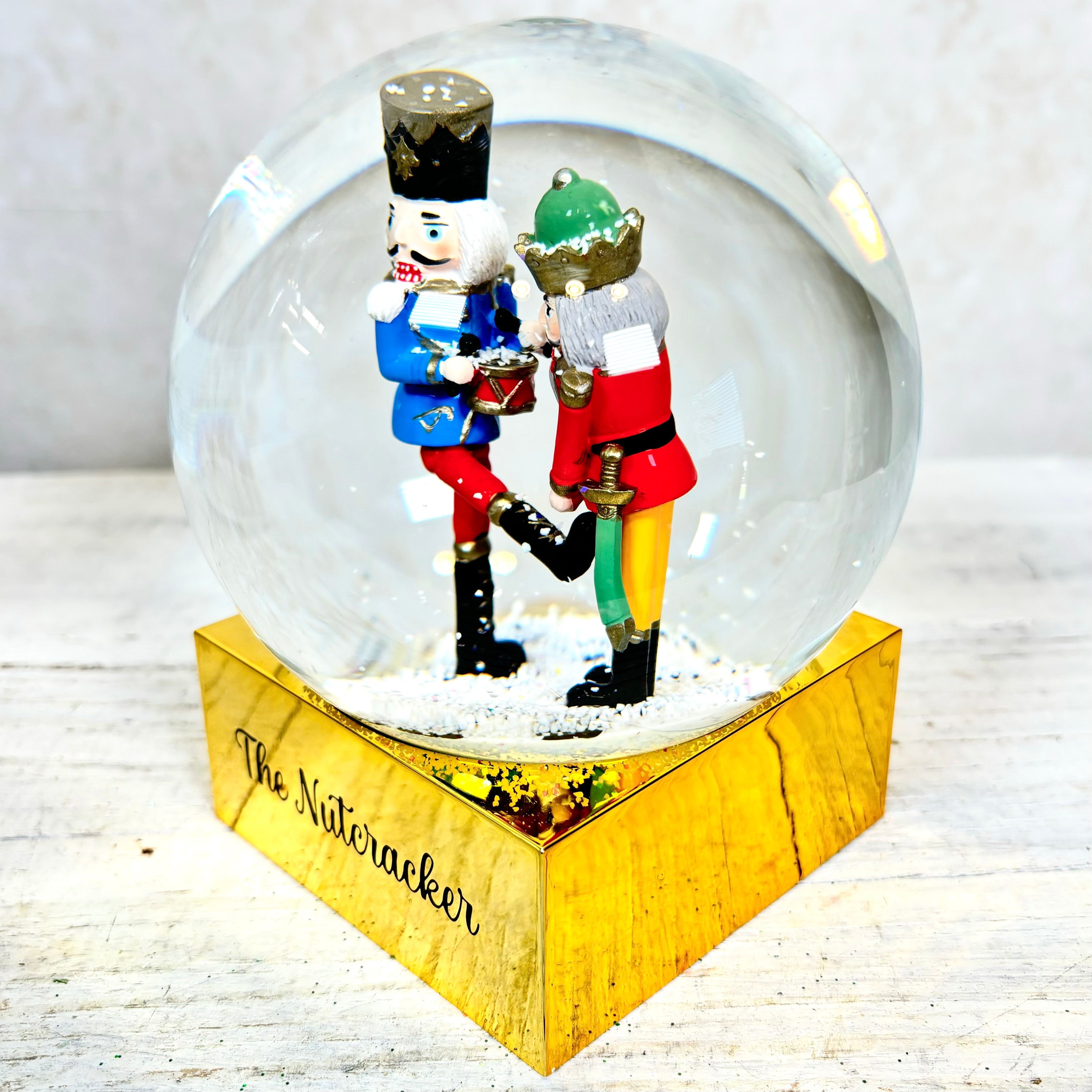 The Nutcracker Glass Snow Globe