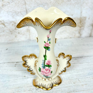 Vintage Goldra E. Palestine, Ohio Floral Vase