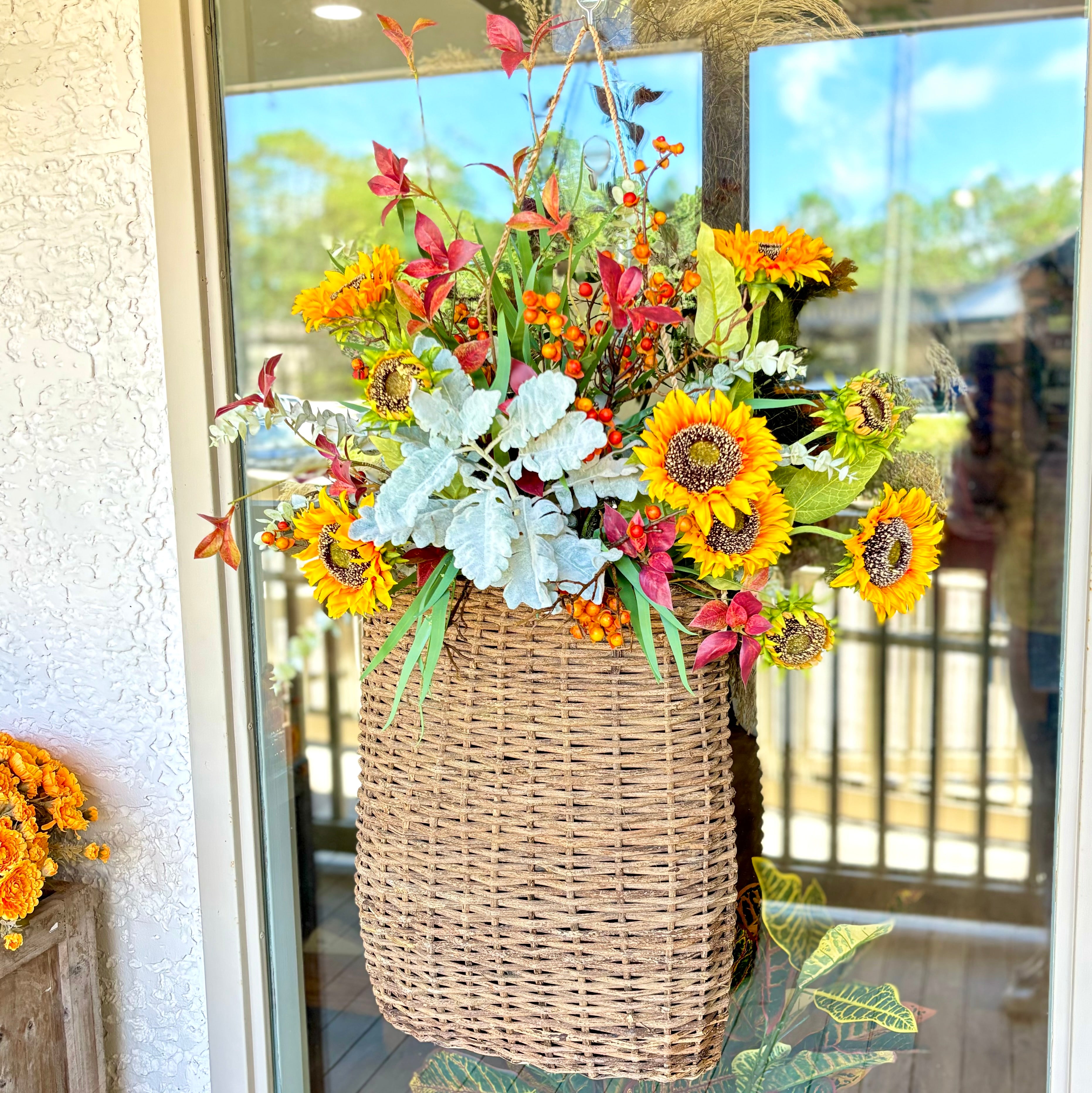 Autumn Bushel Bouquet Drop In