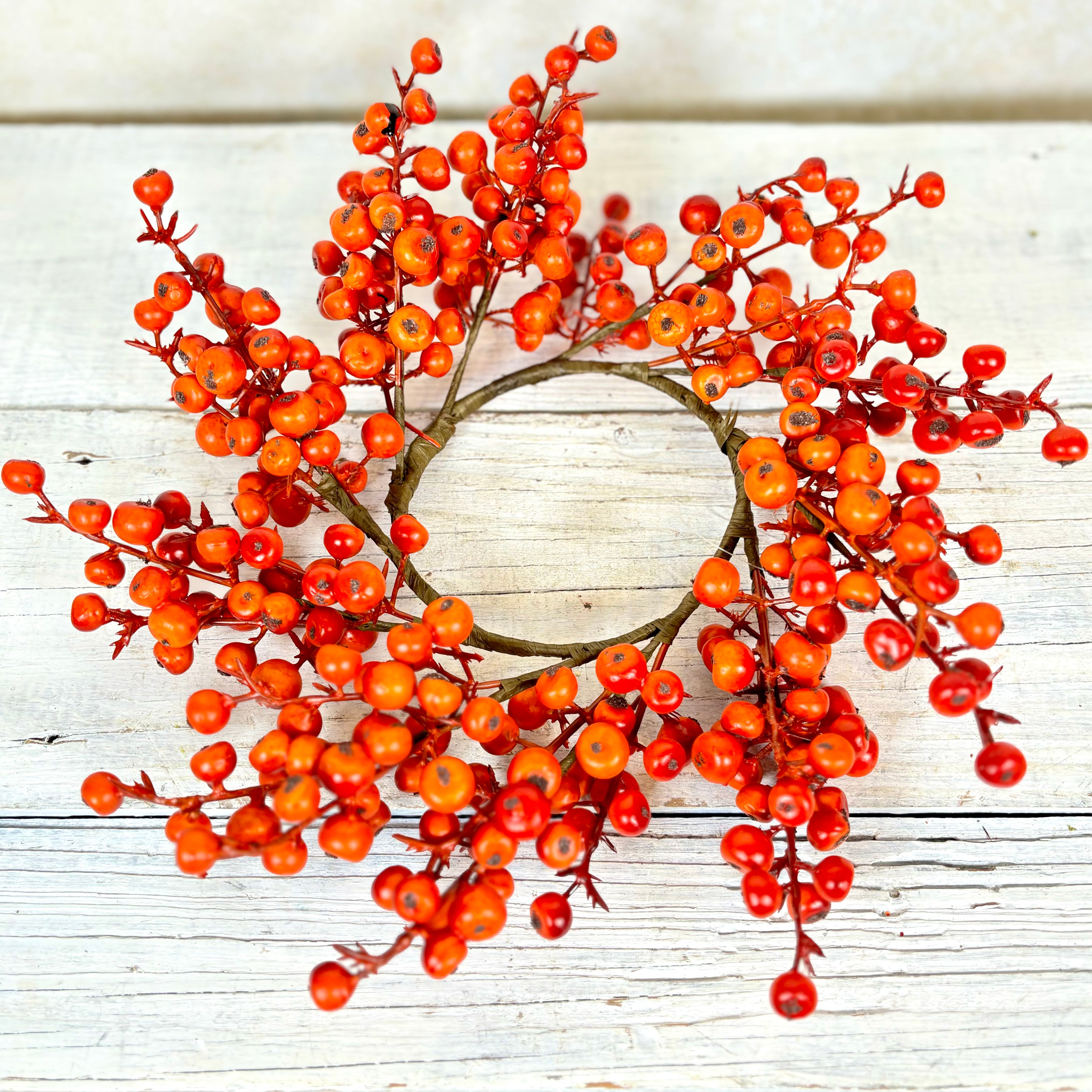 Cranberries Matte Orange Candle Ring