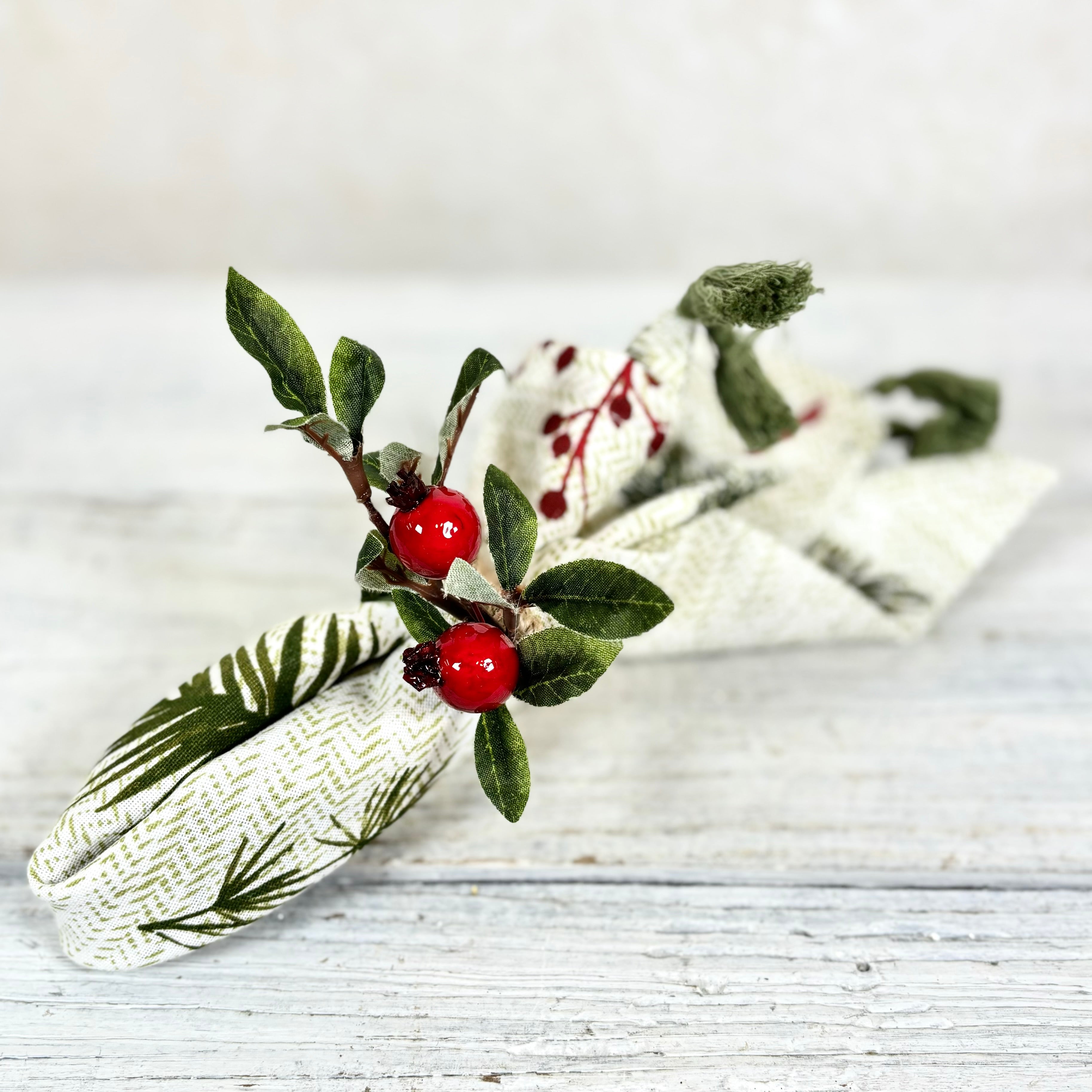 Red Berry Napkin Ring