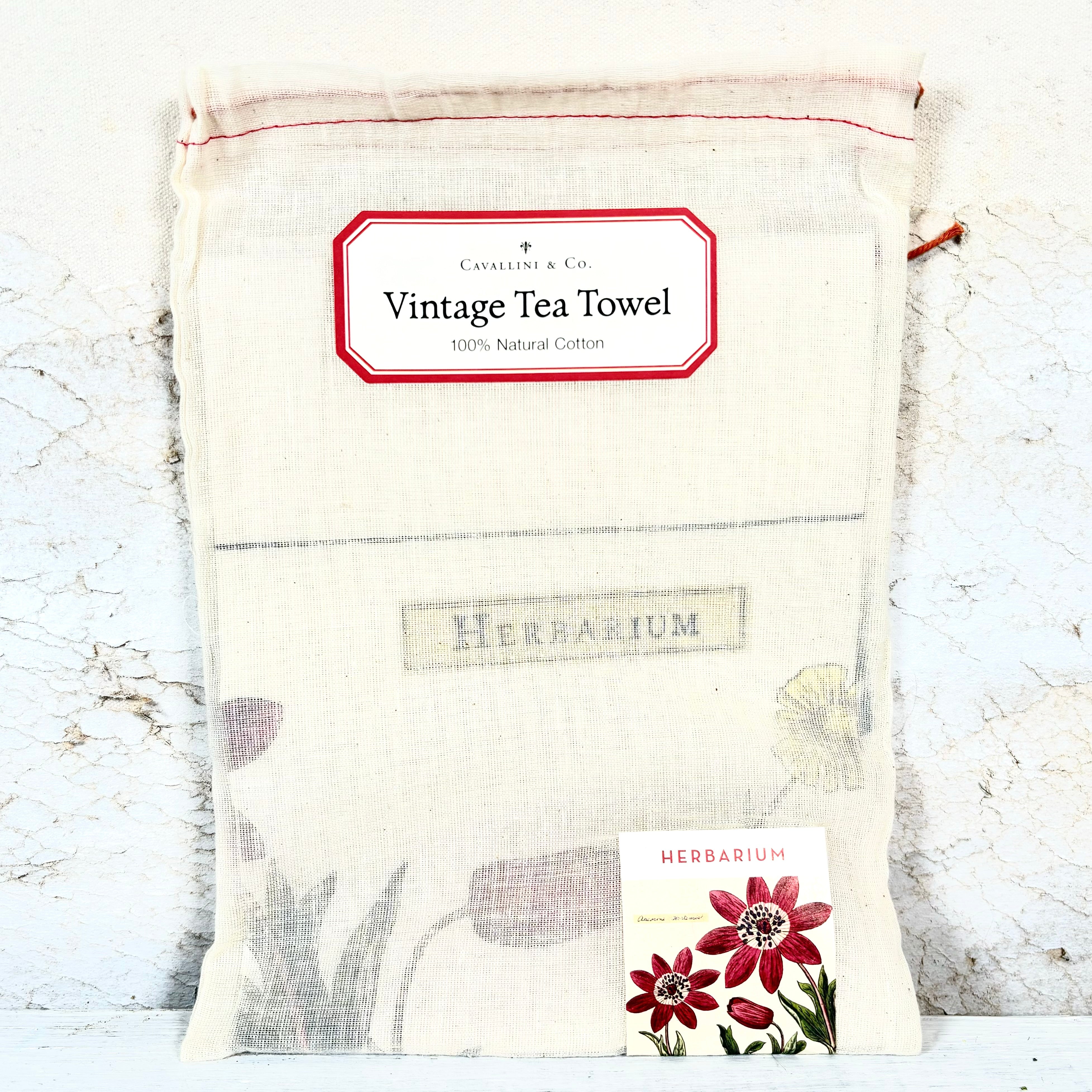 Herbarium Vintage Tea Towel