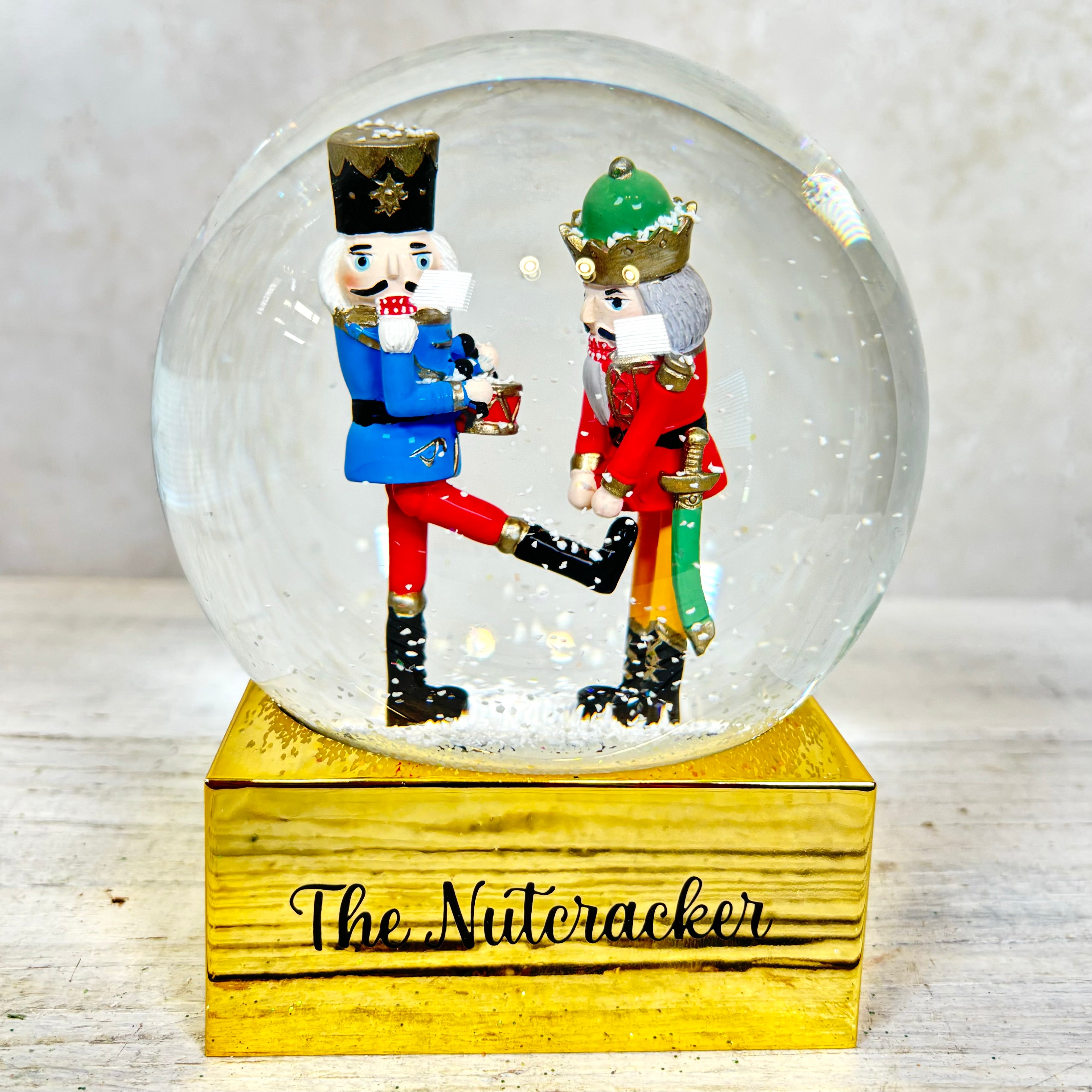 The Nutcracker Glass Snow Globe