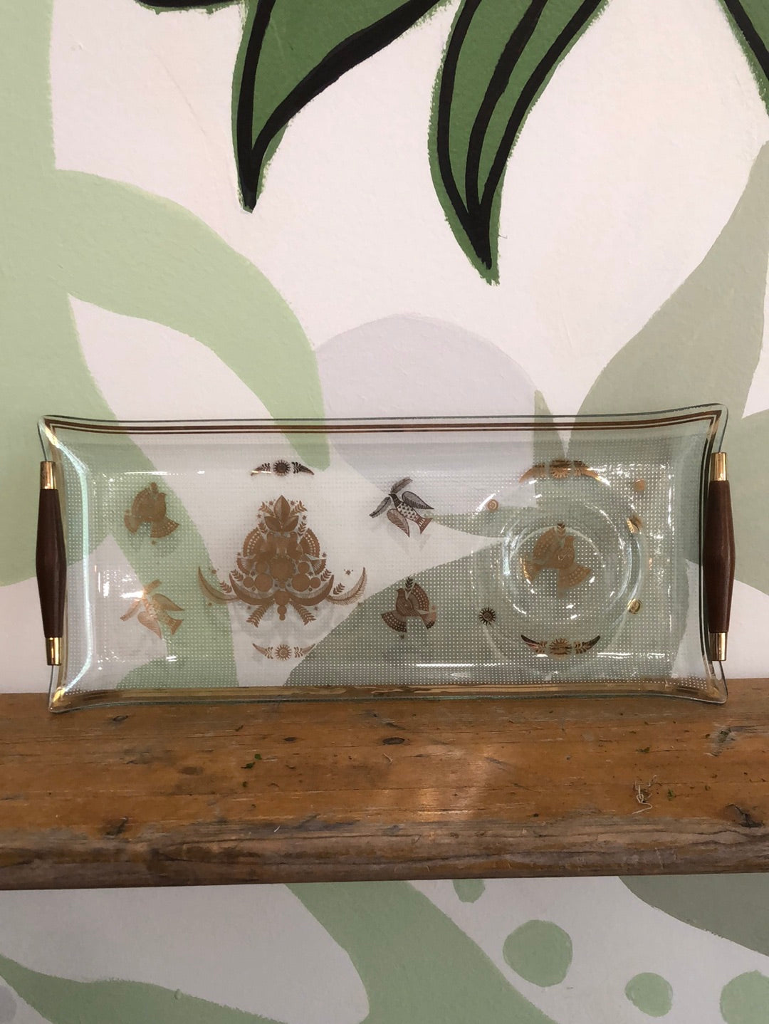 Mid Century Modern Briard Relish Tray With Serving Handles