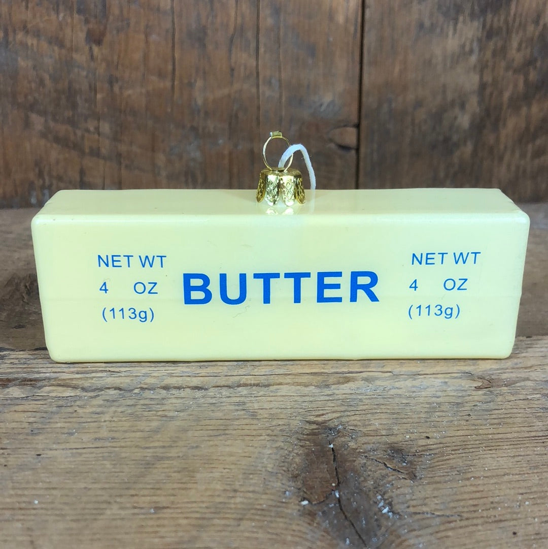 Stick of Butter Glass Ornament