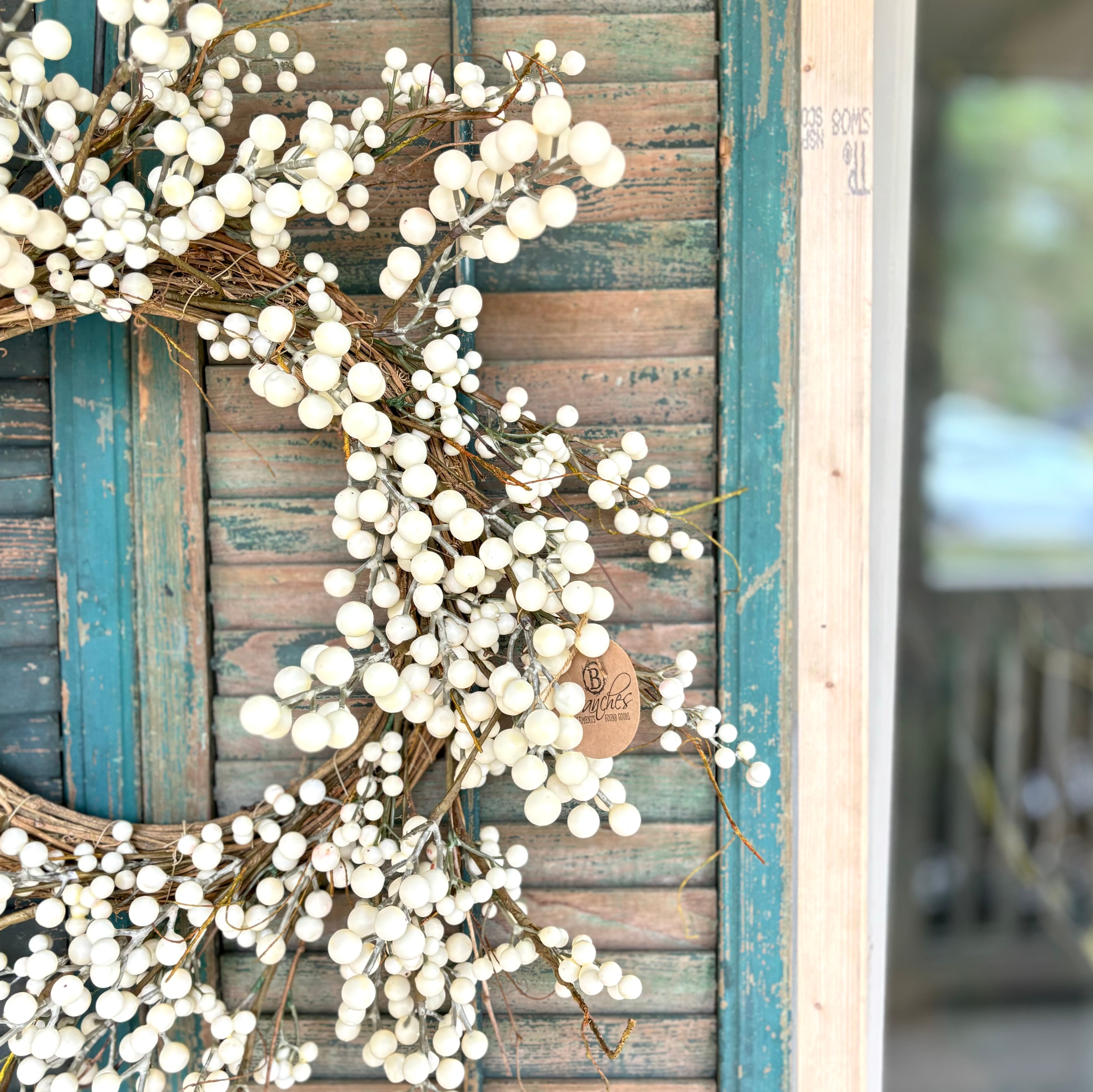 Cream Berry Wreath