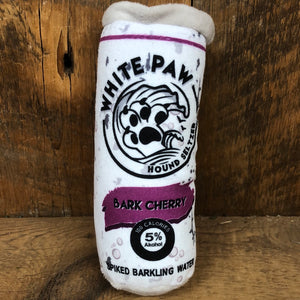 White Paw Hound Spiked Barkling Water Beer Bottle Dog Toy