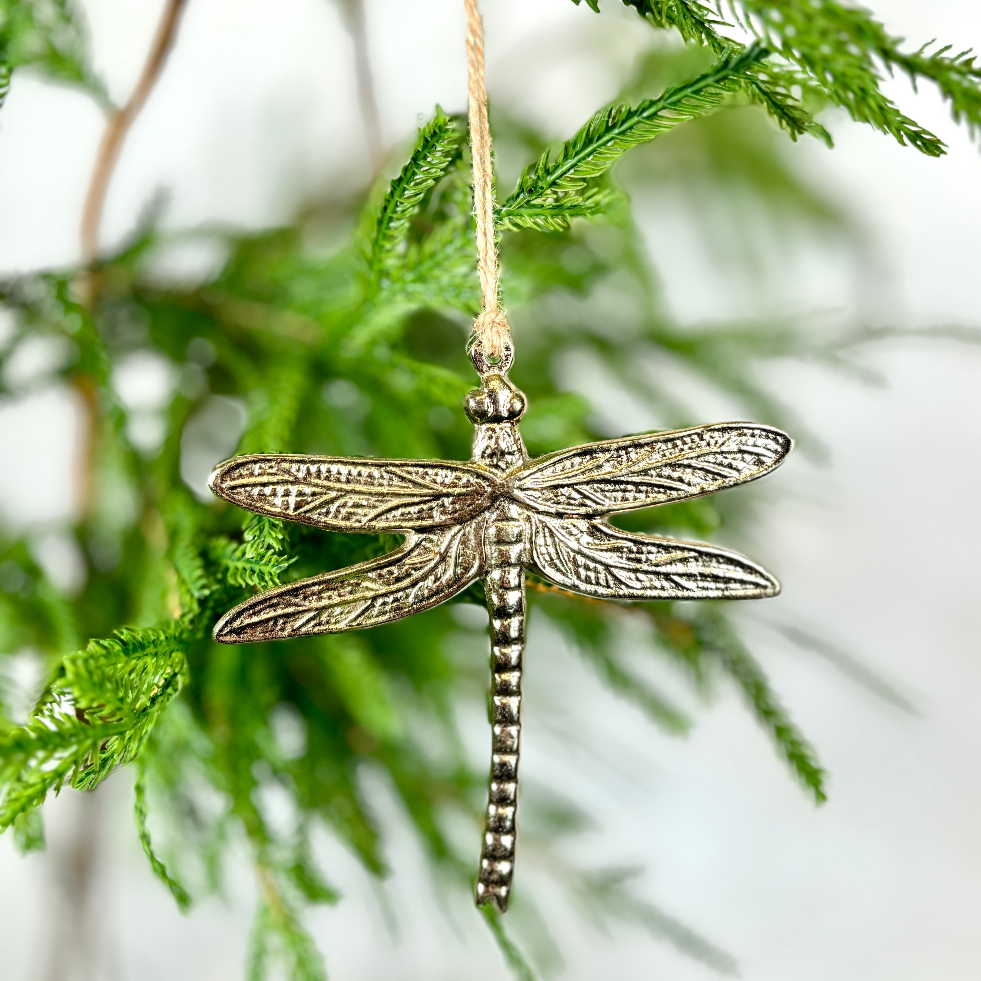 Cast Metal Dragonfly Ornament