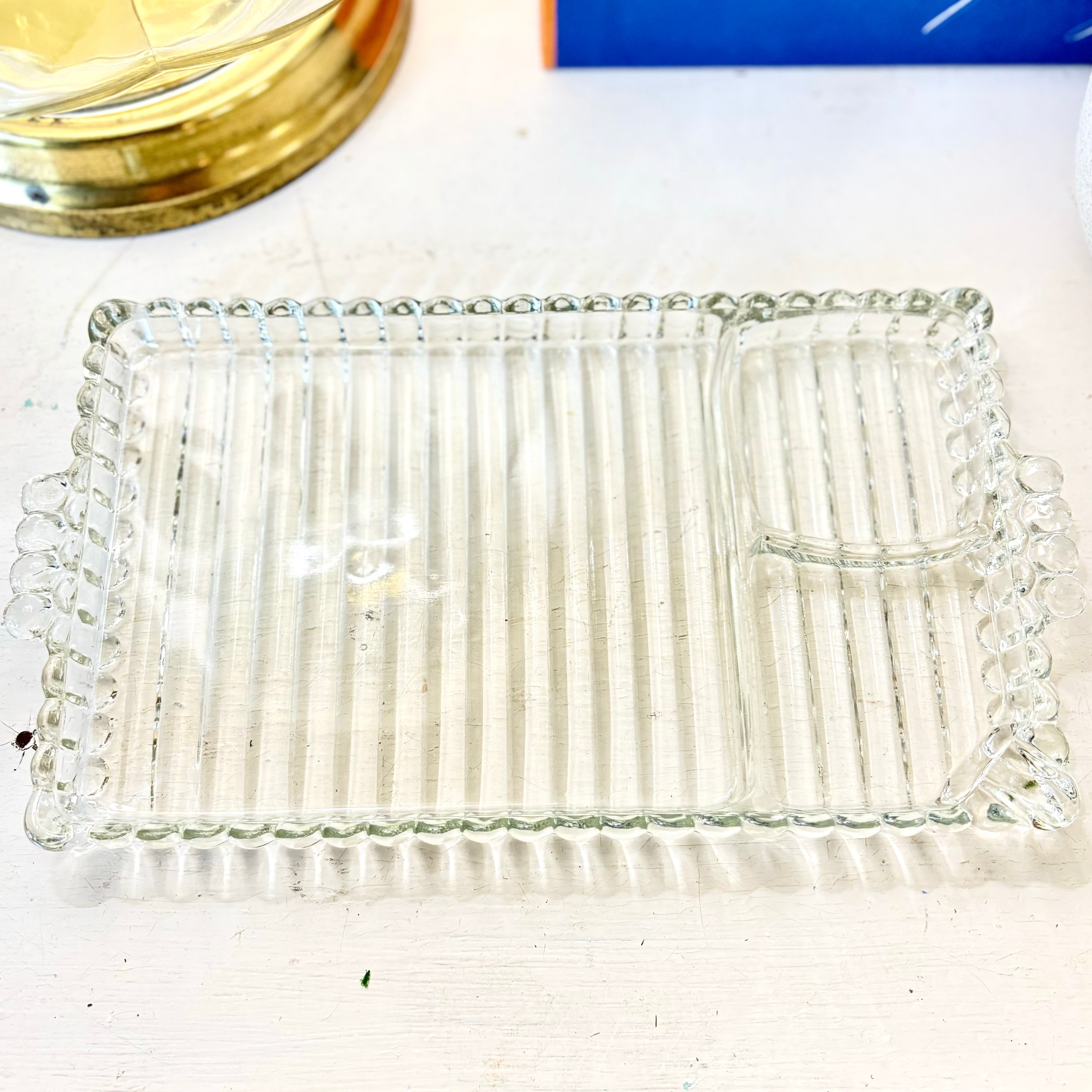 Vintage Hazel Atlas Snack Trays Set of Four