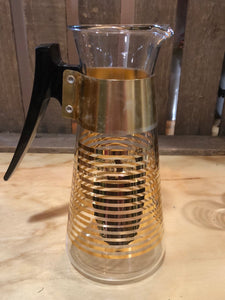 Mid Century Modern Six Piece Decanter And Glasses