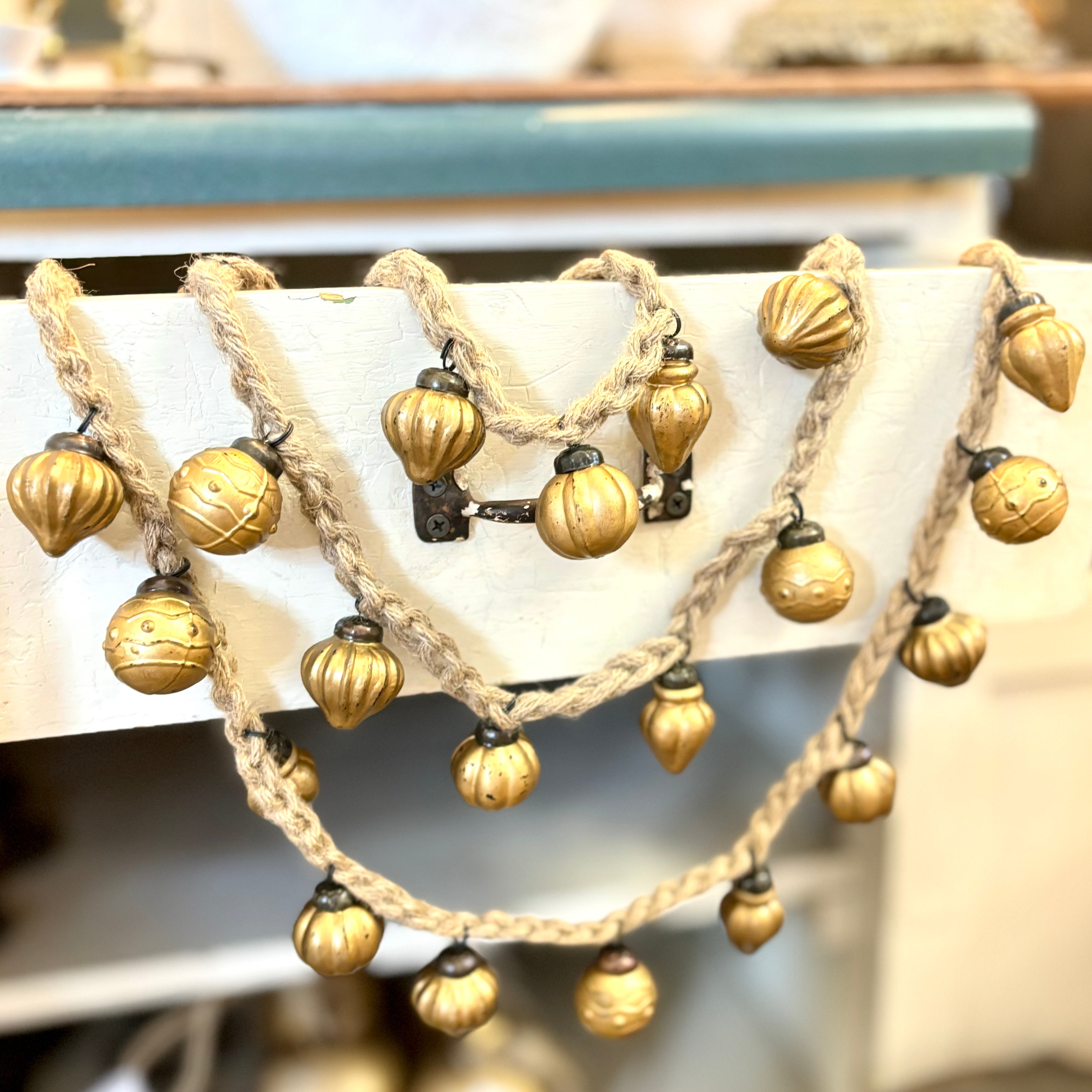 Gold Ornament Rope Garland