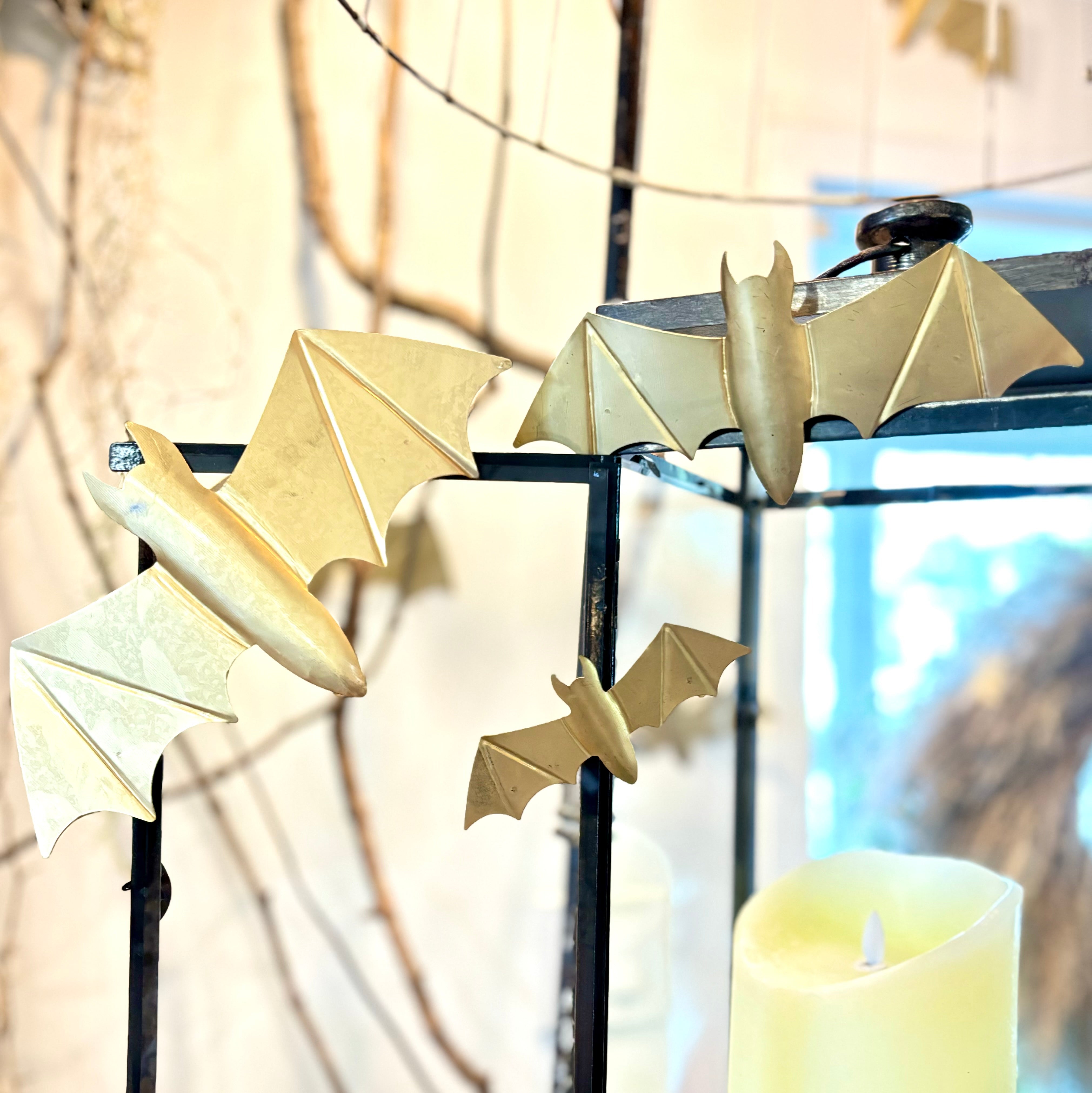 Winged Bat Wall Decor Set of Three