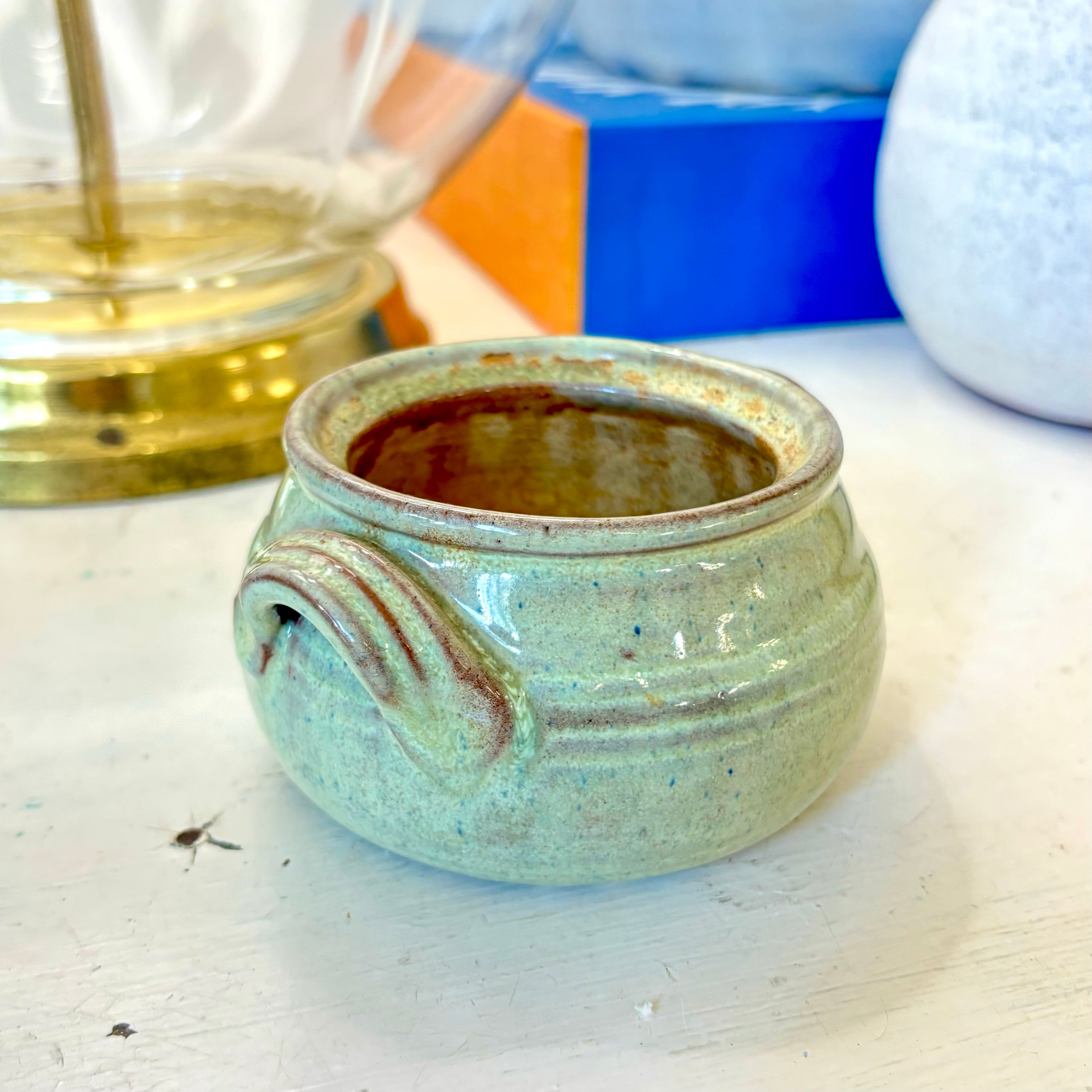 Vintage Signed Studio Pottery Bowl