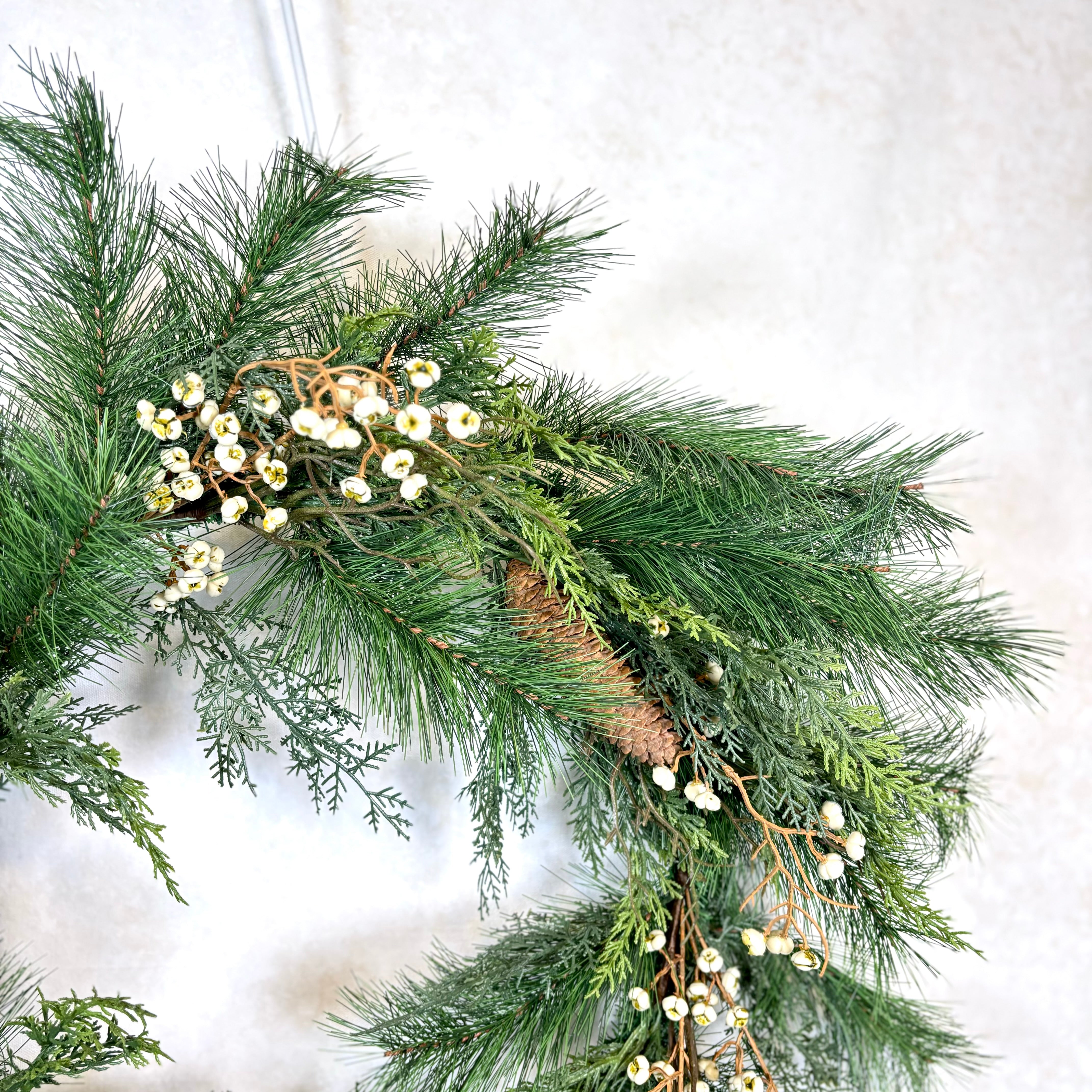 Pine with Tallow Berry Wreath