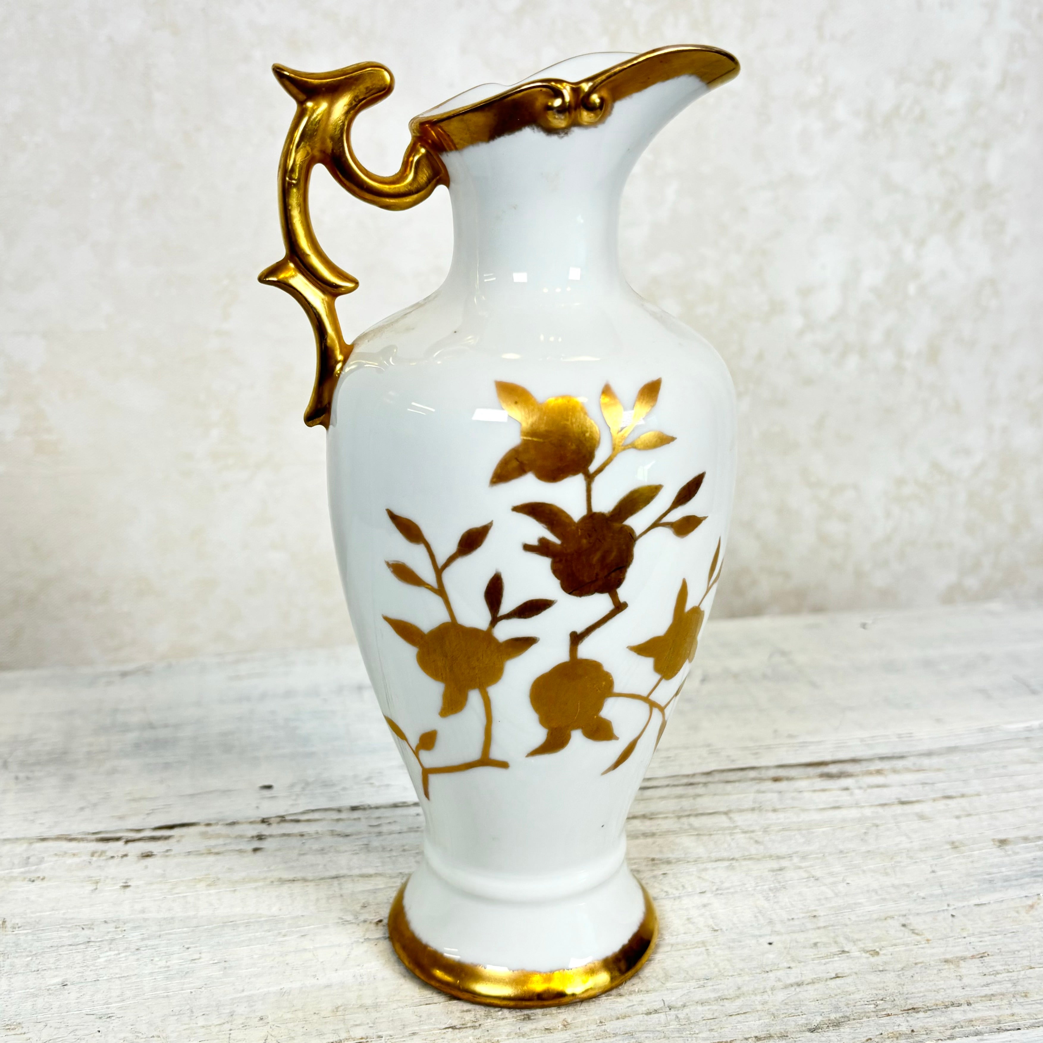 Vintage White Porcelain Pitcher