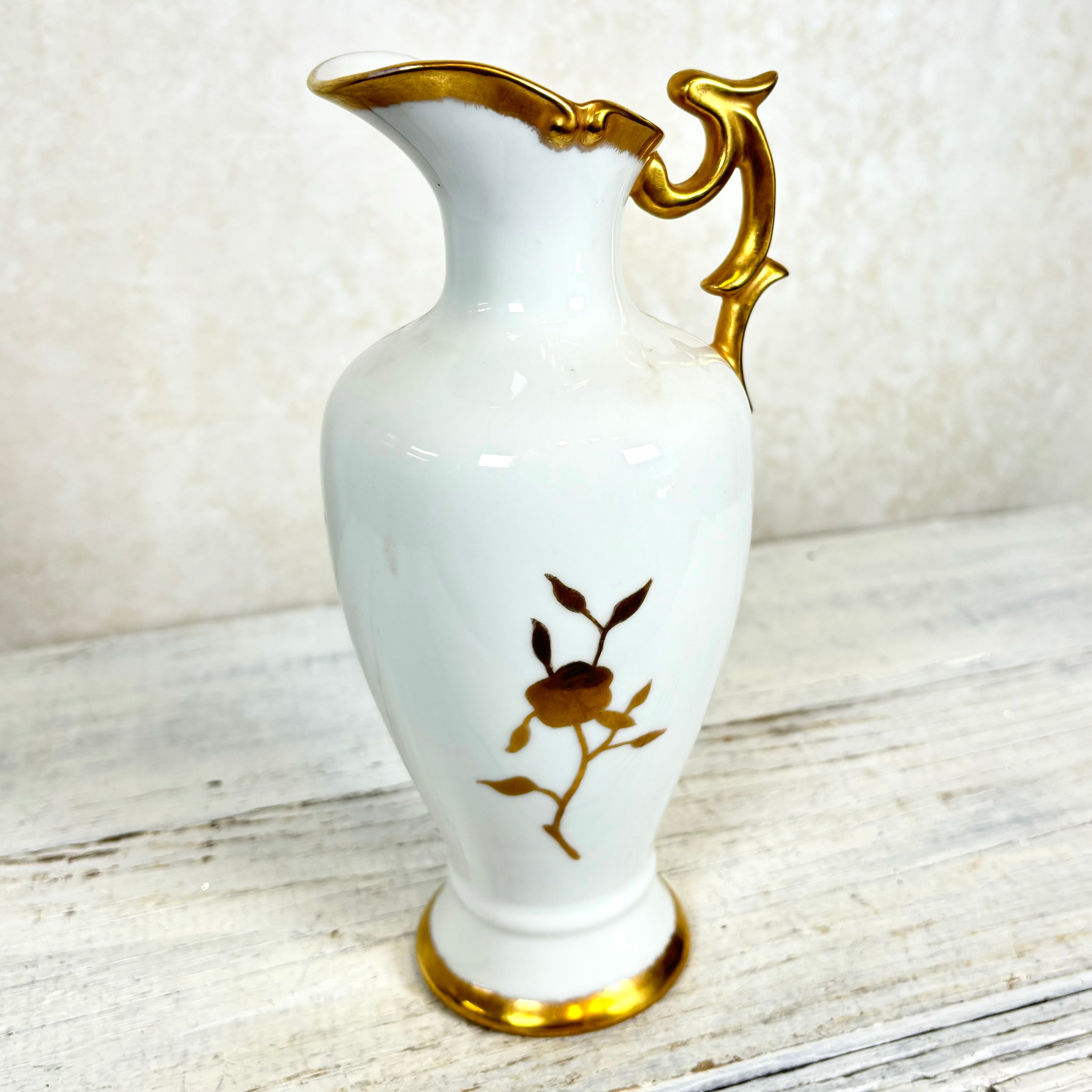 Vintage White Porcelain Pitcher