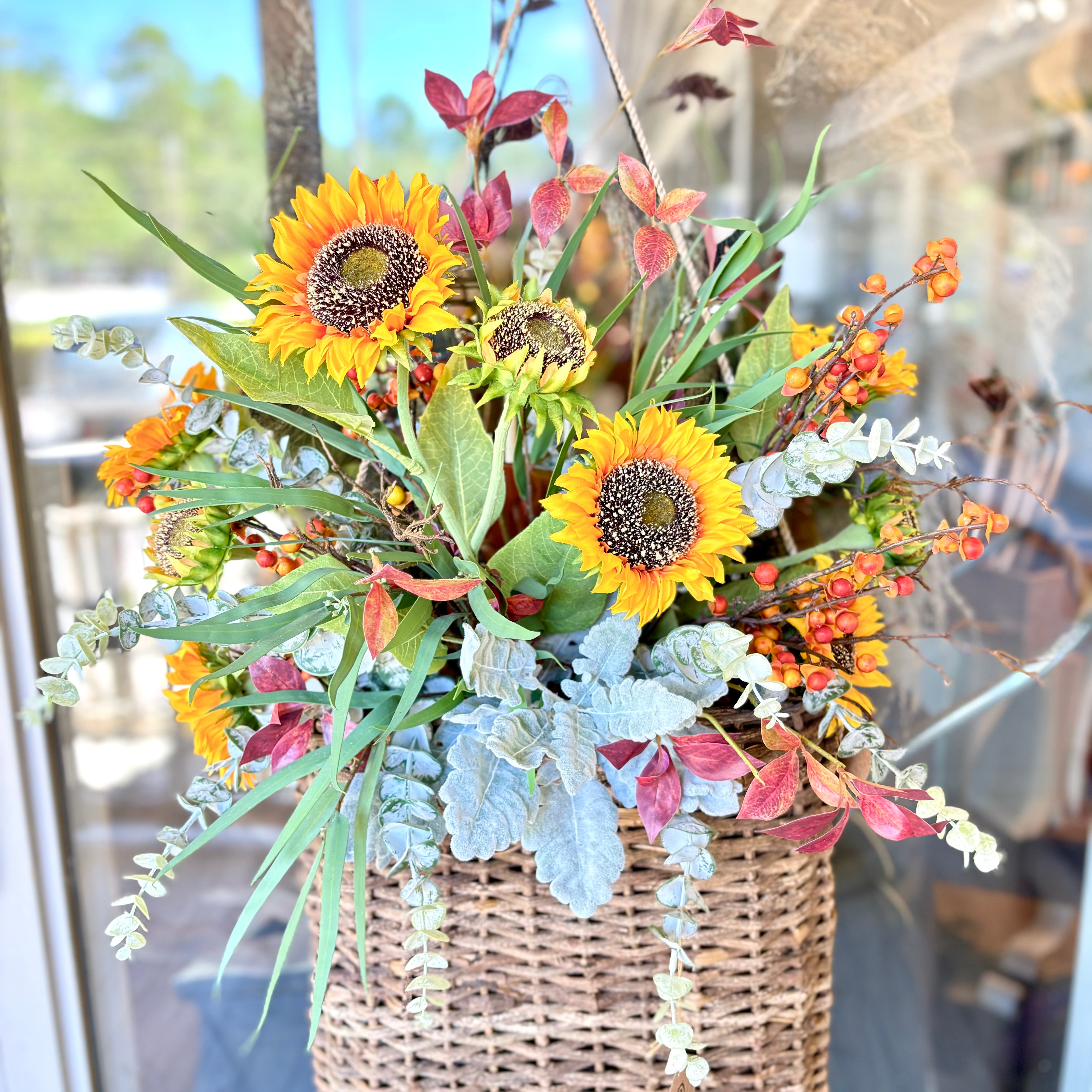 Autumn Bushel Bouquet Drop In