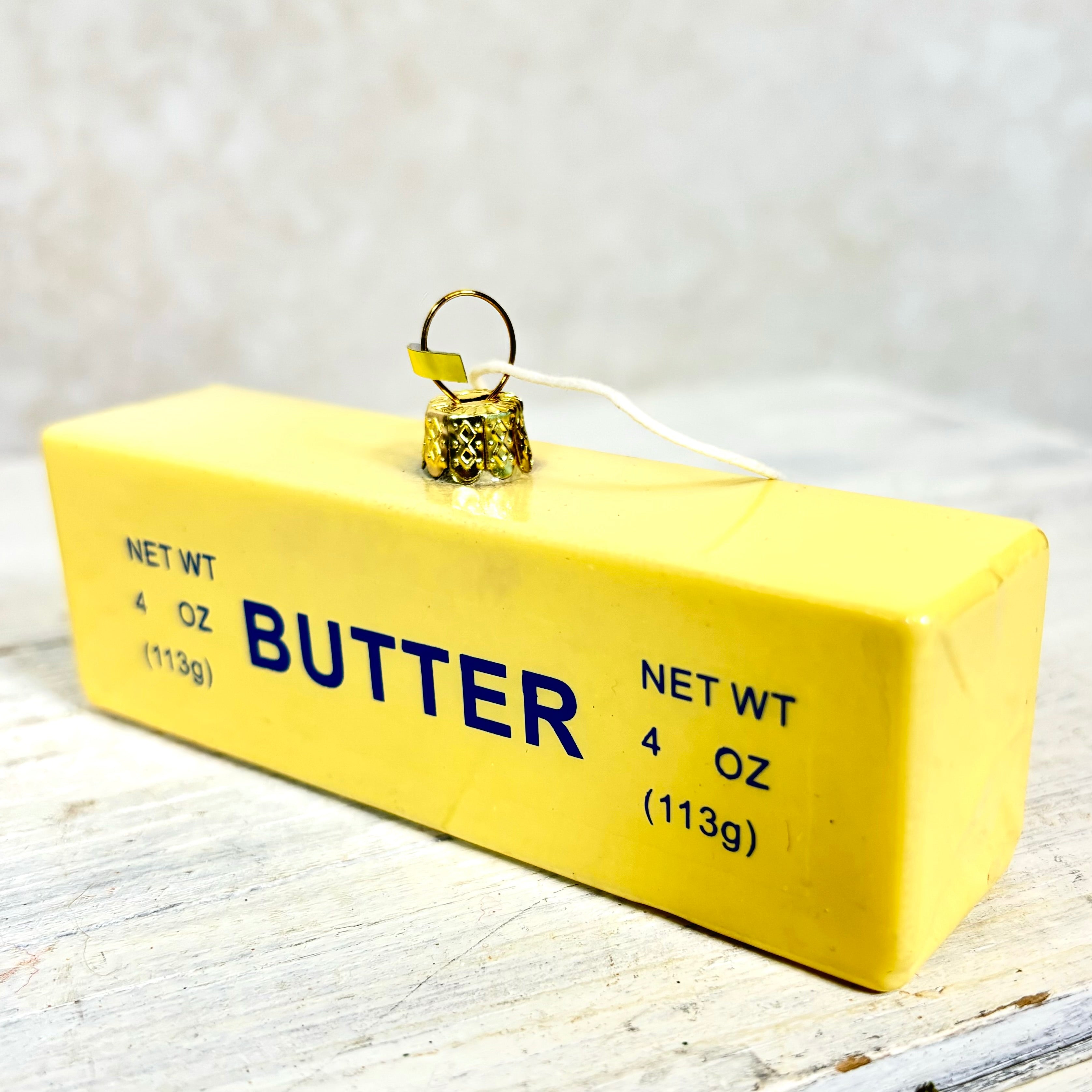 Stick of Butter Glass Ornament
