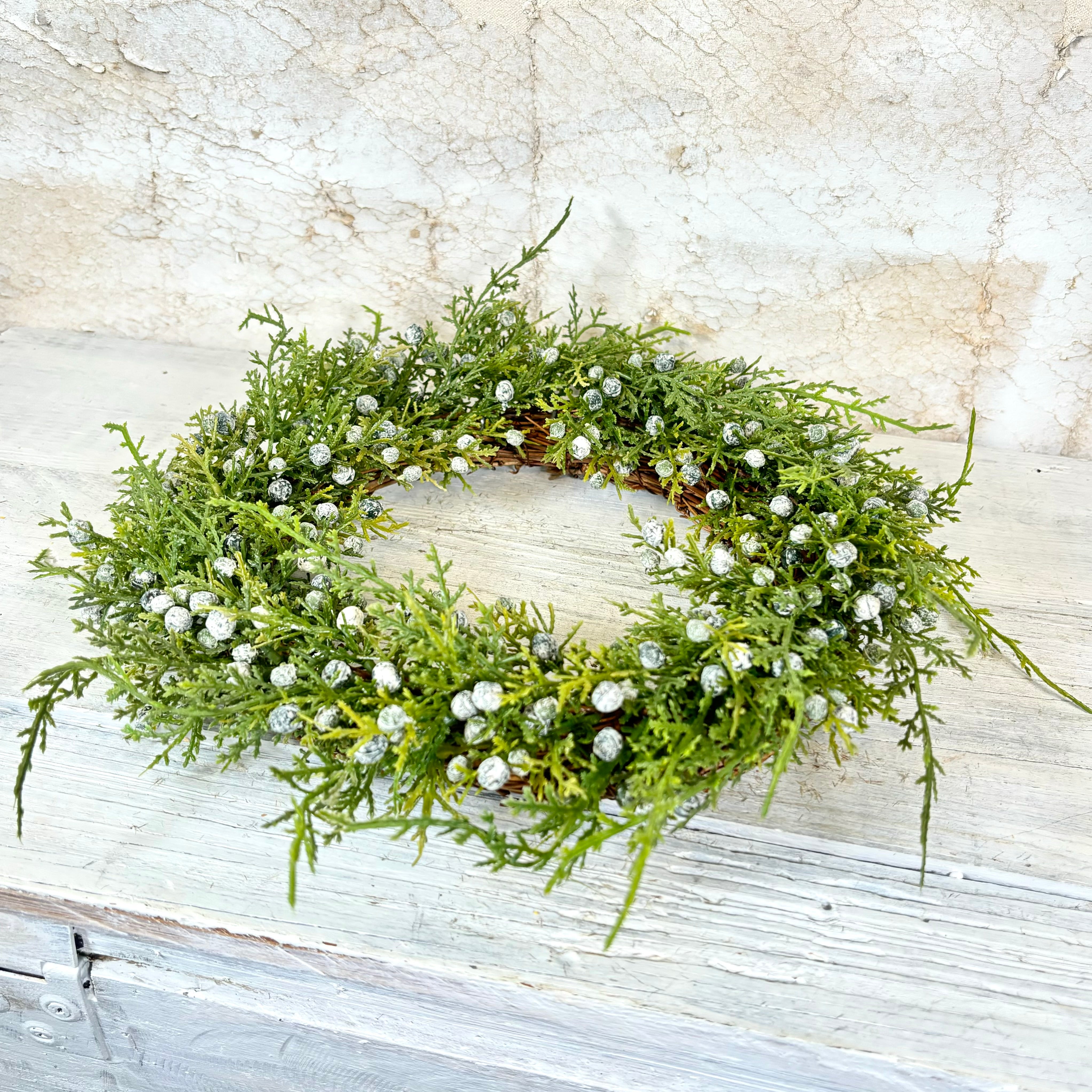 11" Seeding Juniper Wreath