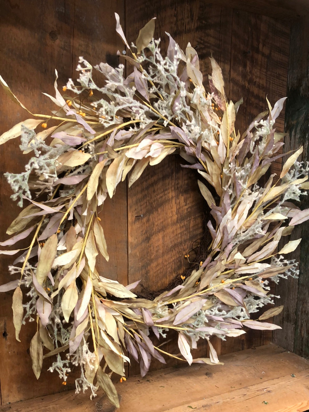 Dried Olive Leaf Wreath