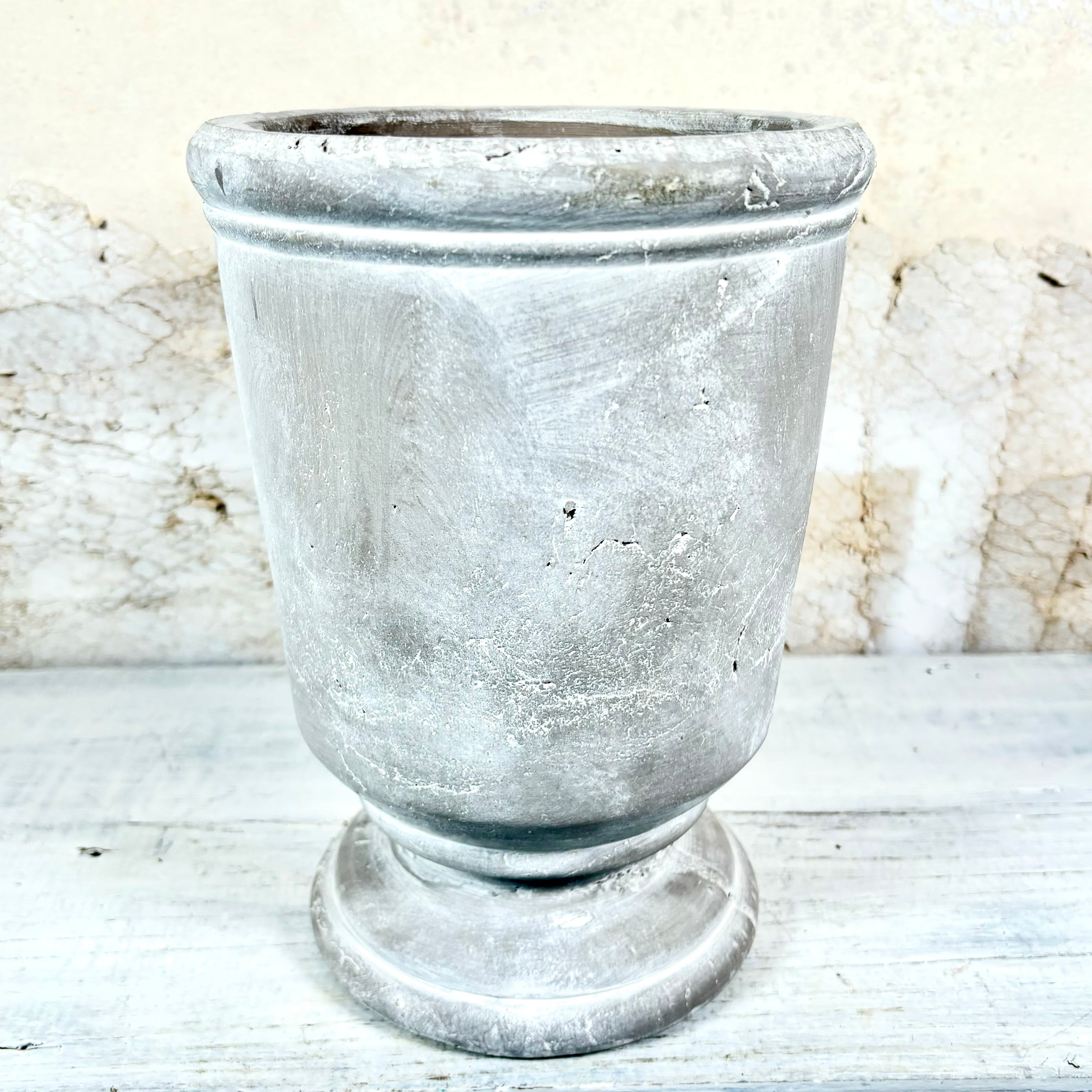 Concrete Pedestal Urn Large