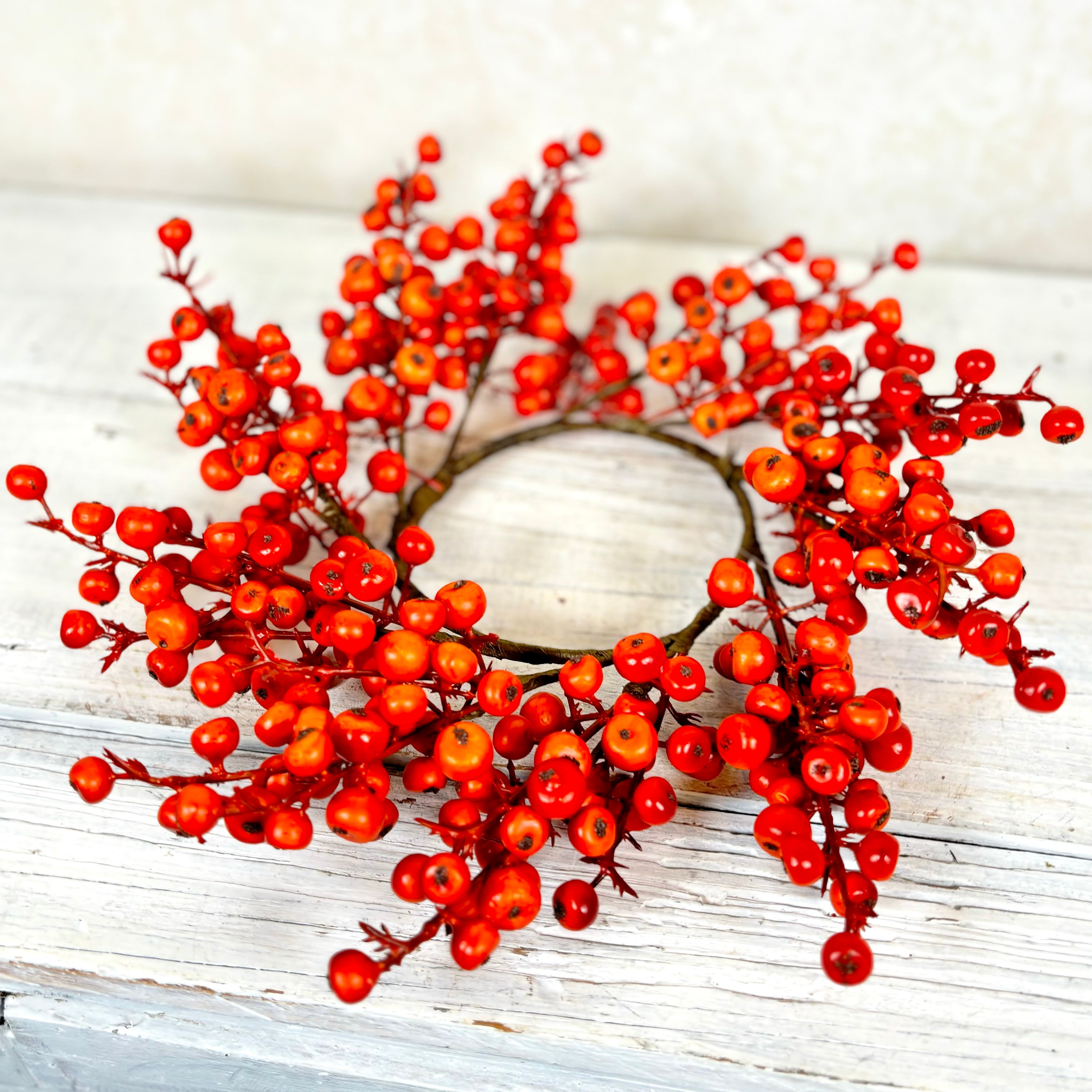 Cranberries Matte Orange Candle Ring