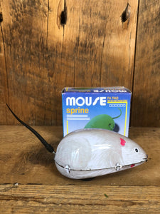 Windup Tin Mouse with Tail