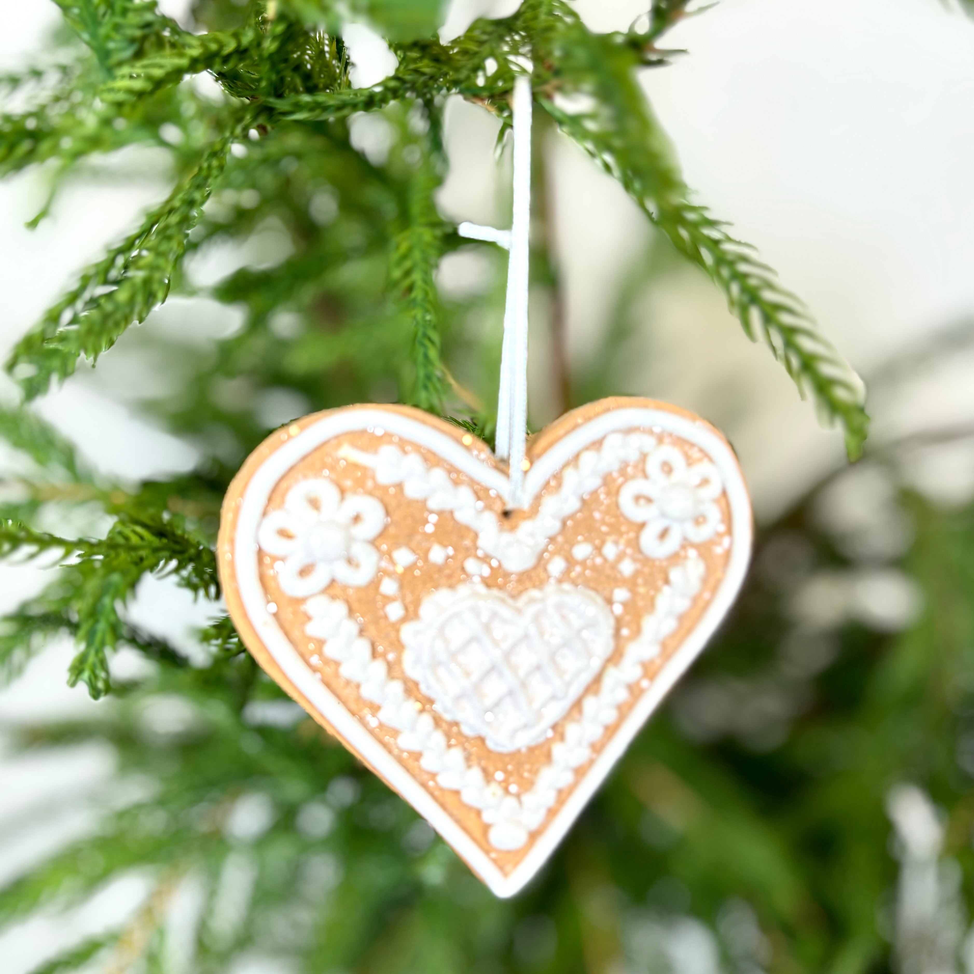 Heart Gingerbread Ornament