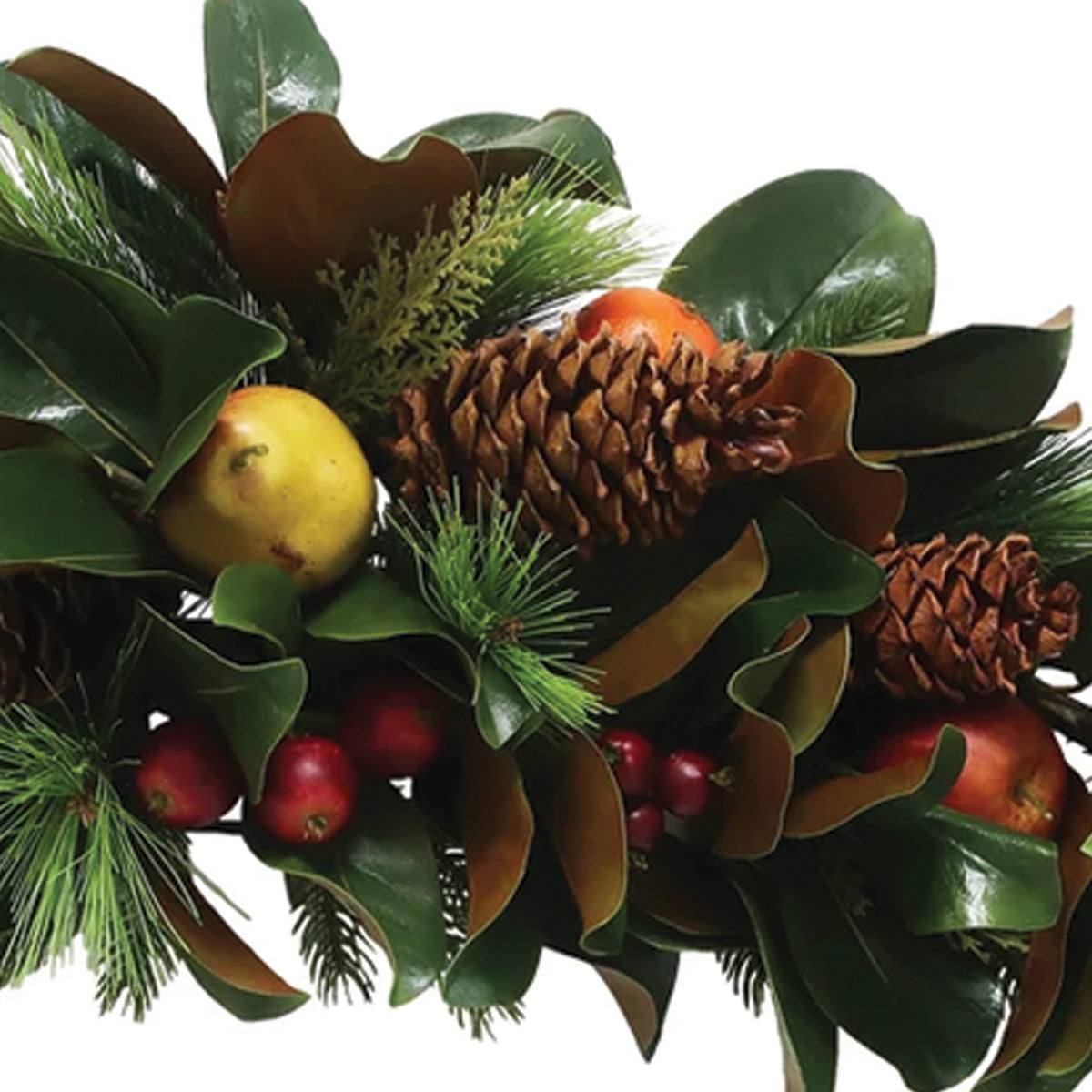 Magnolia Leaf and Fruit Swag