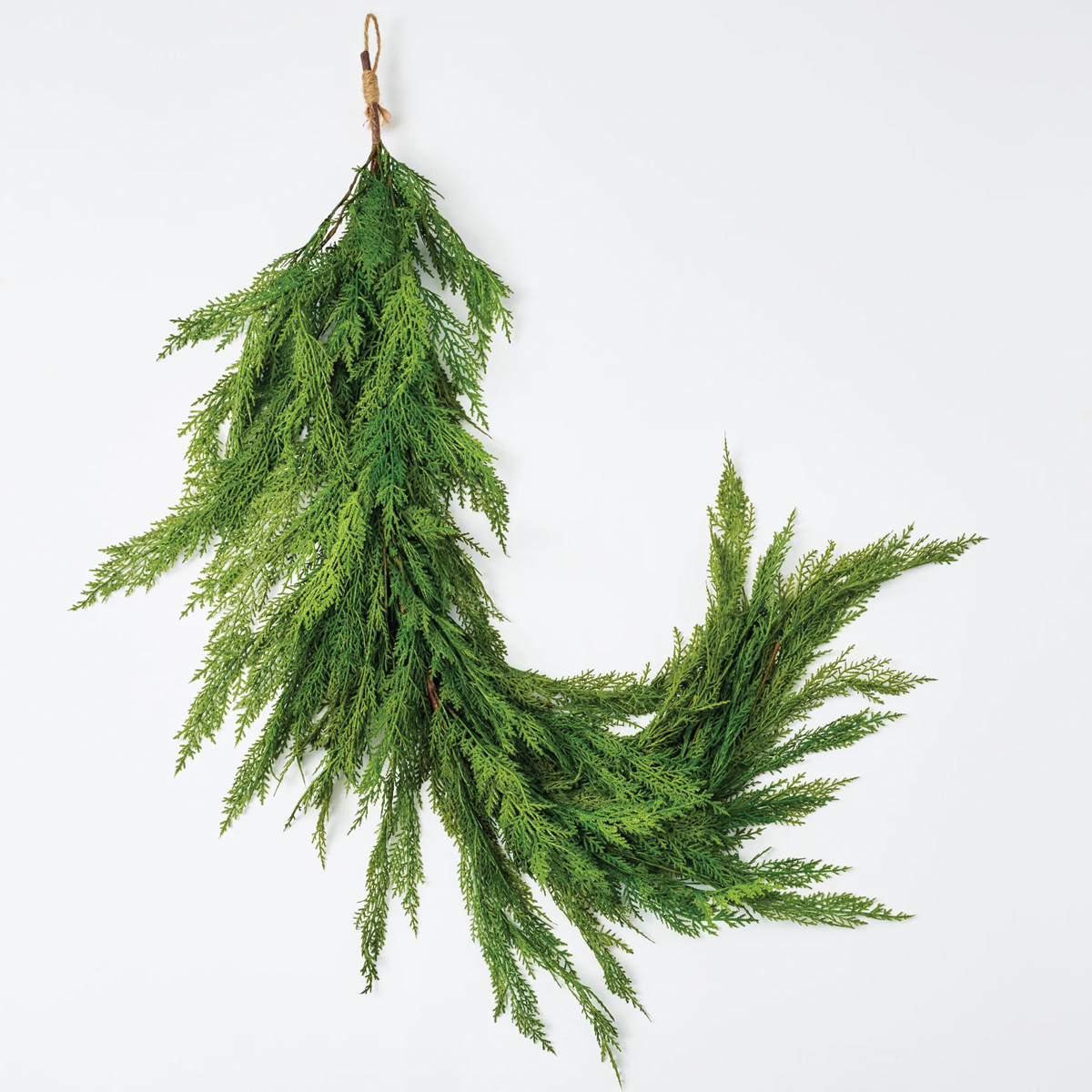 Natural Touch Cedar Dripping Garland