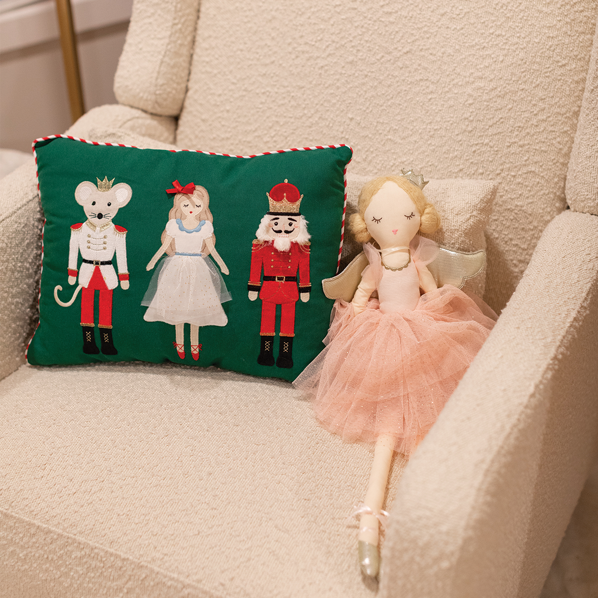 Nutcracker Suite Lumbar Pillow
