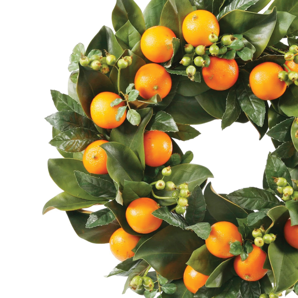 Gold Orange Citrus Wreath