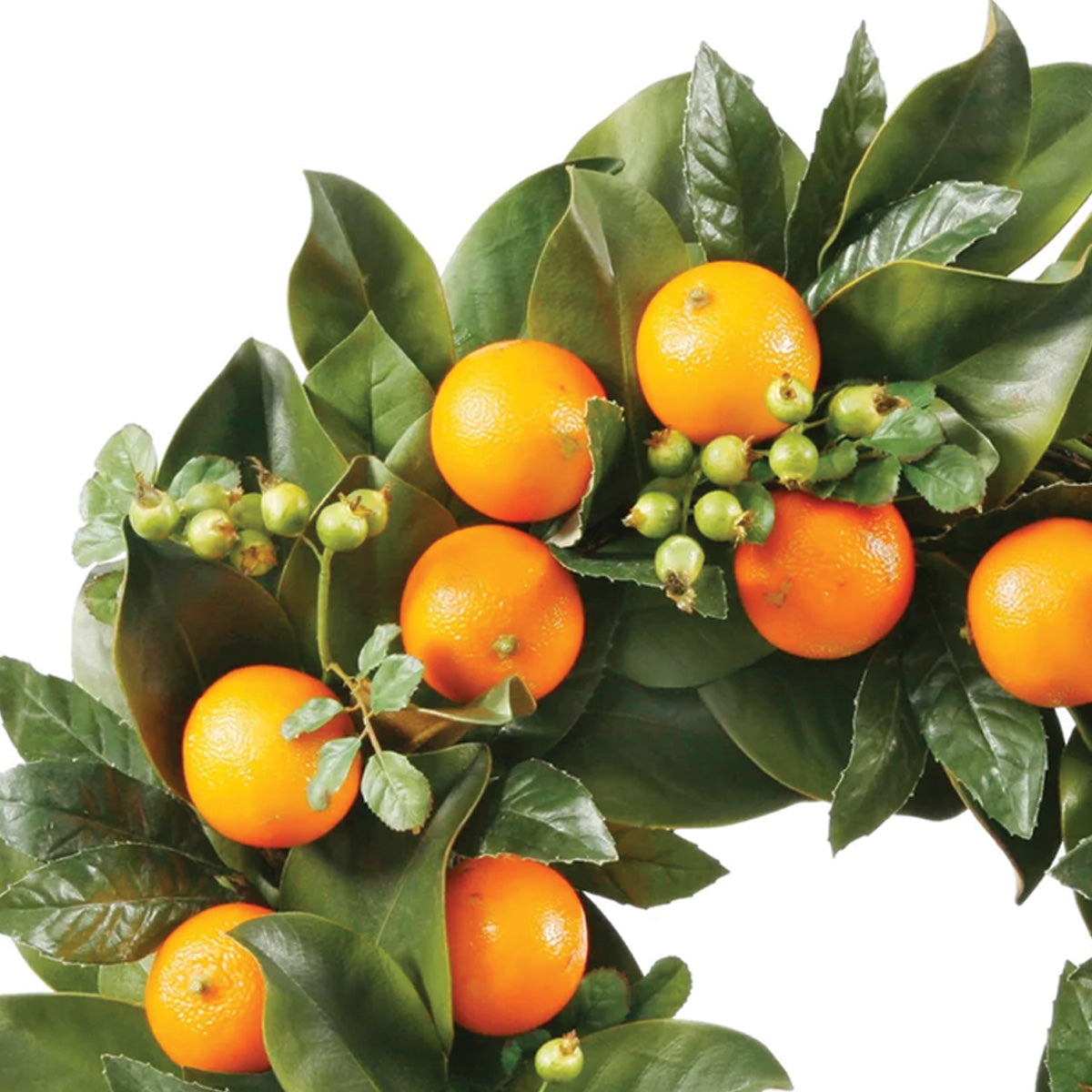 Gold Orange Citrus Wreath