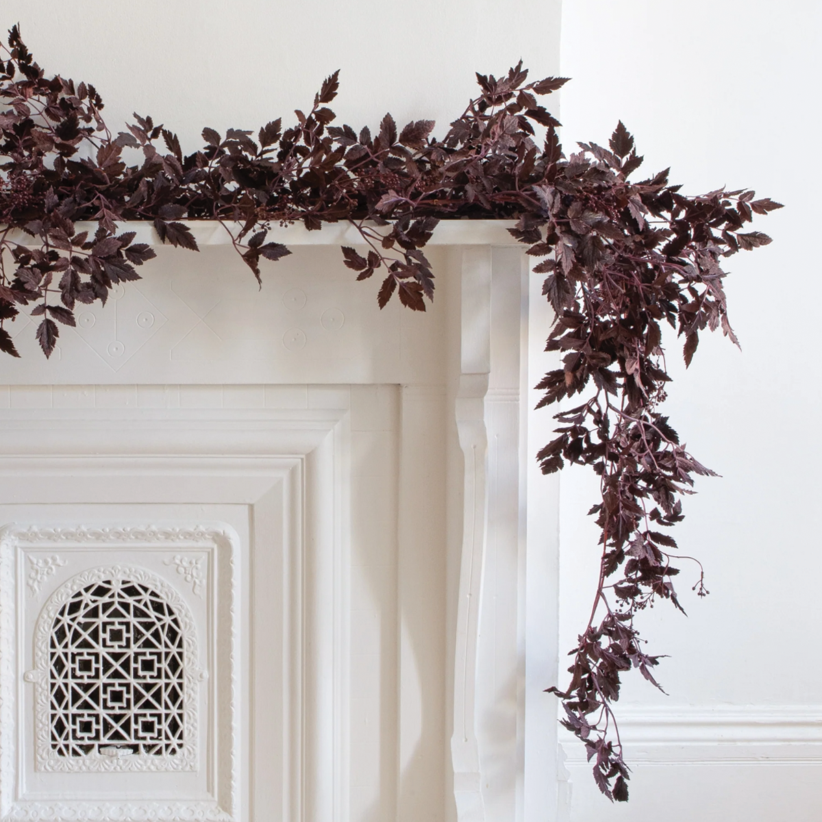 Autumn Wine Ruscus with Berry Garland