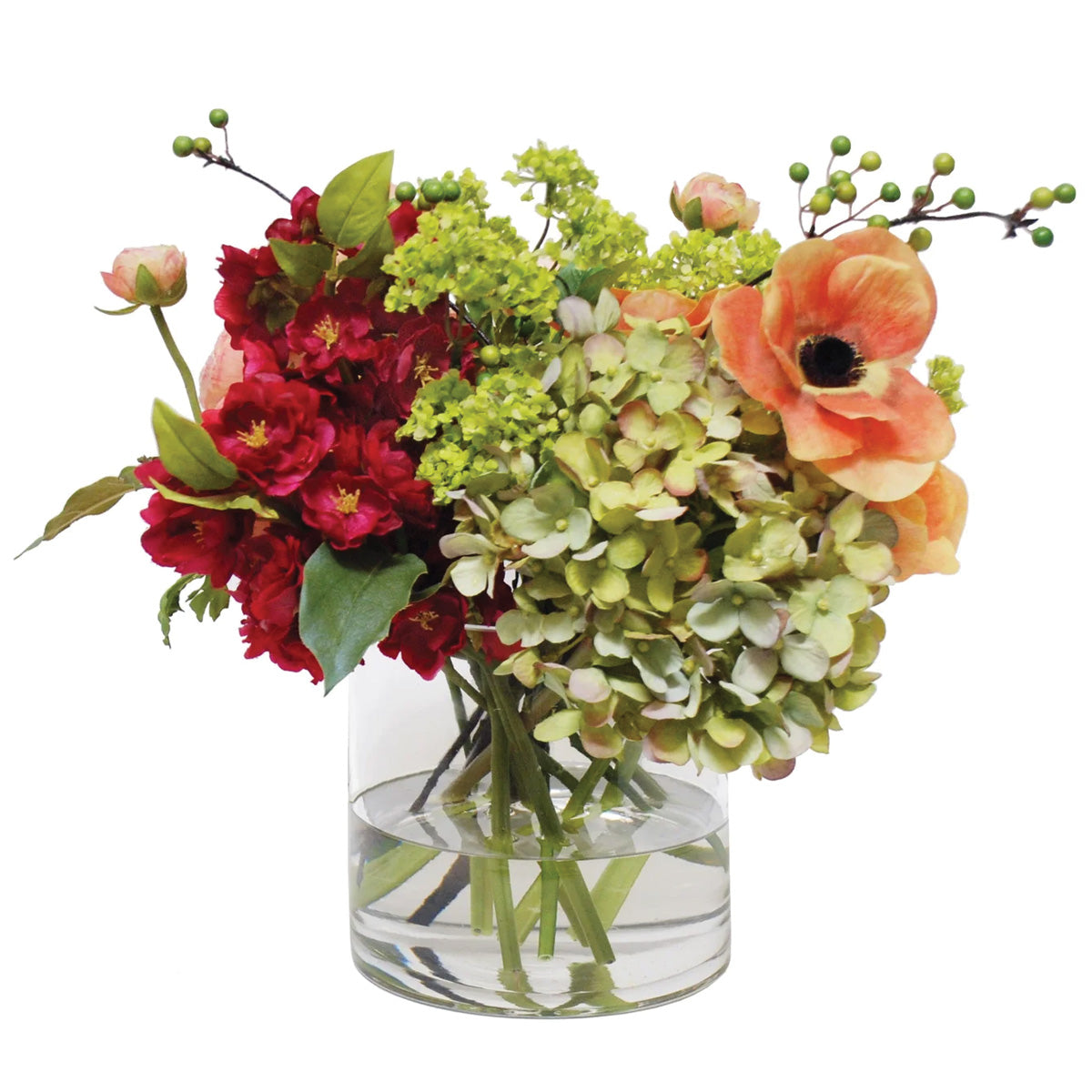 Ranunculus and Anemone in Vase