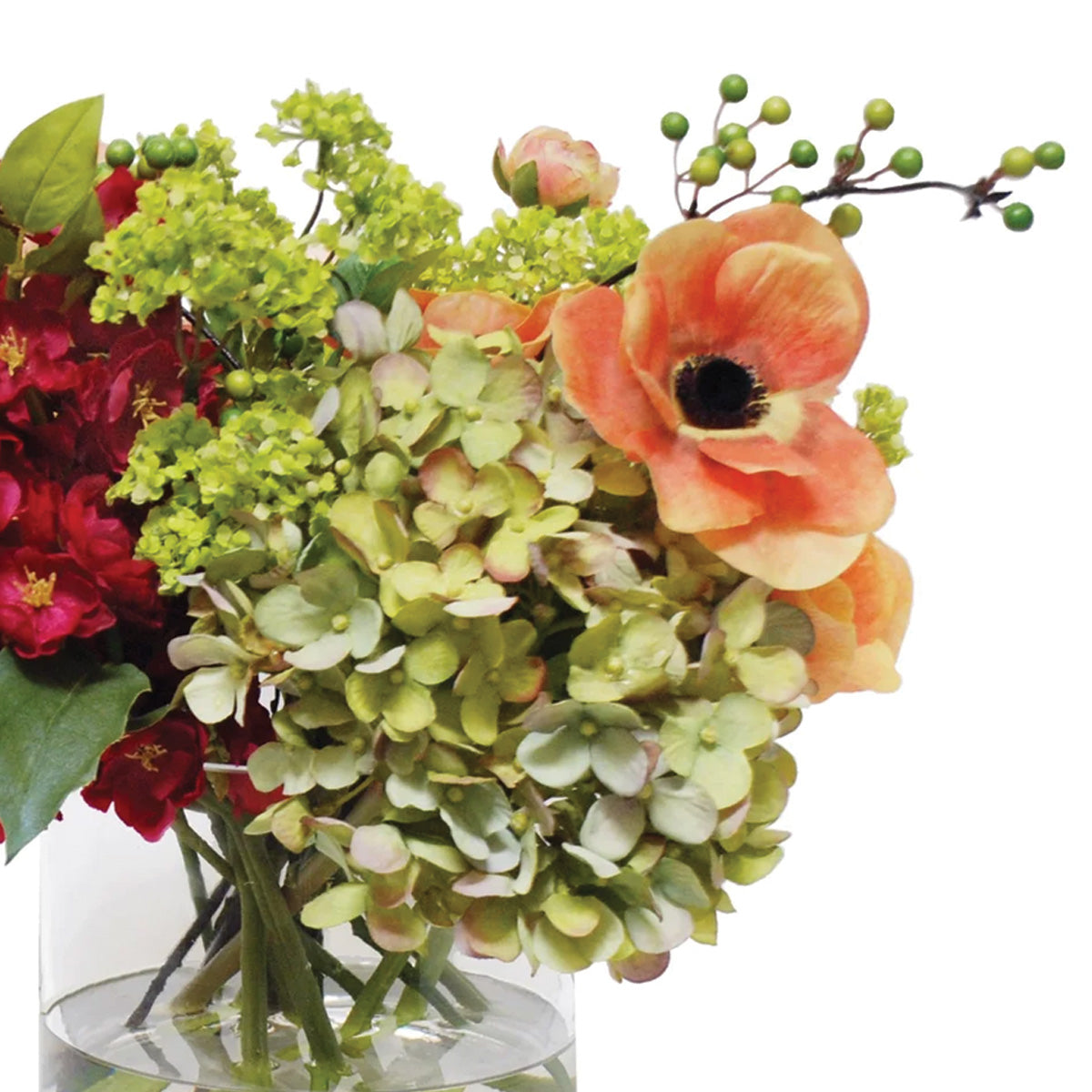 Ranunculus and Anemone in Vase