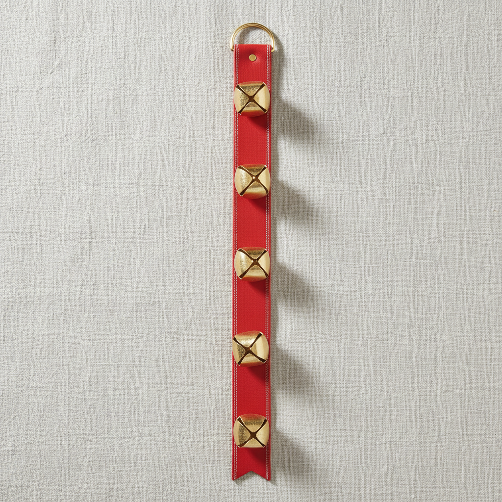 Red Sleigh Bell Strap