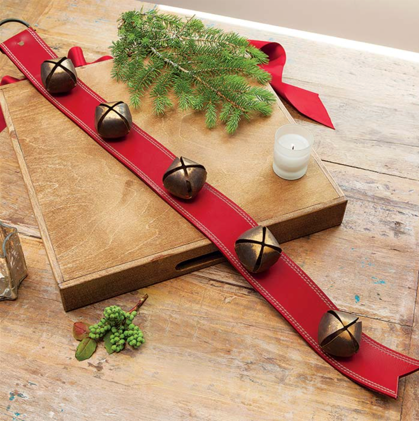 Red Sleigh Bell Strap