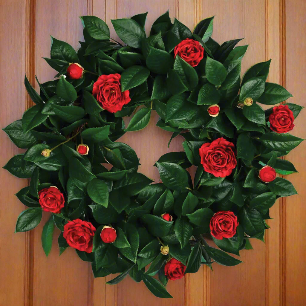 Red Camellia Wreath