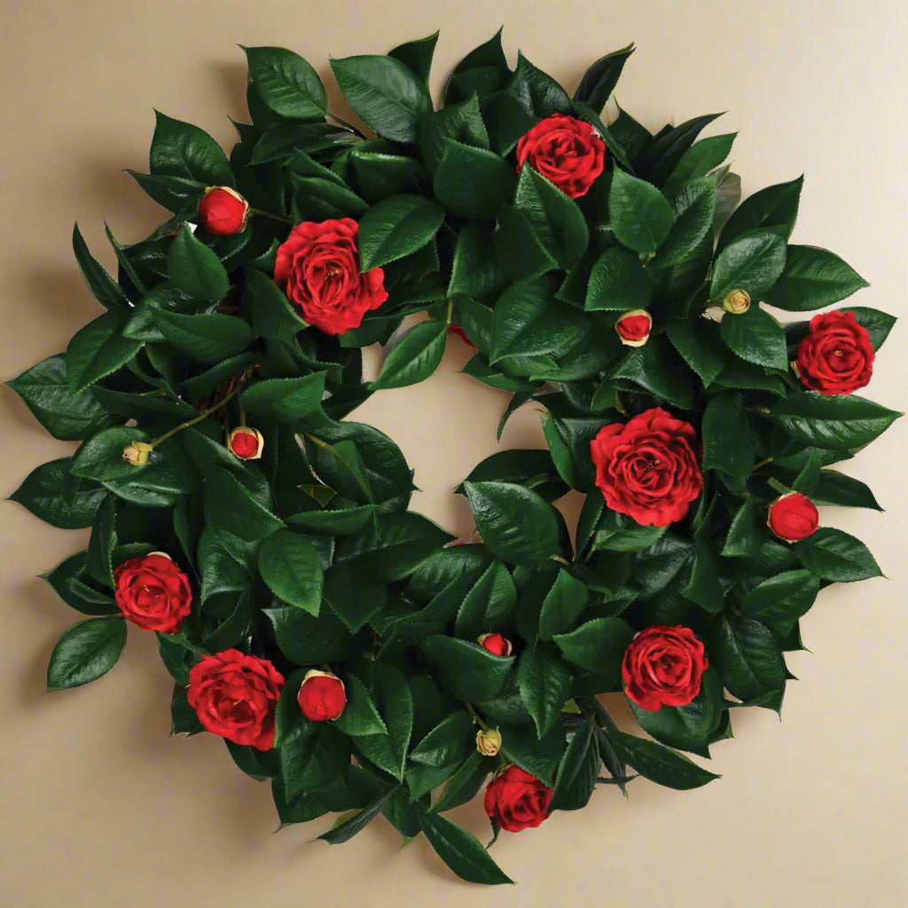 Red Camellia Wreath