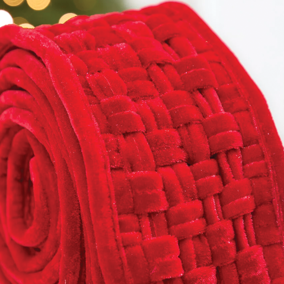 Red Velvet Braided Ribbon