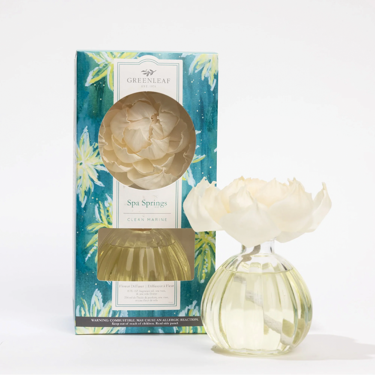 Spa Springs Clean Marine Floral Diffuser